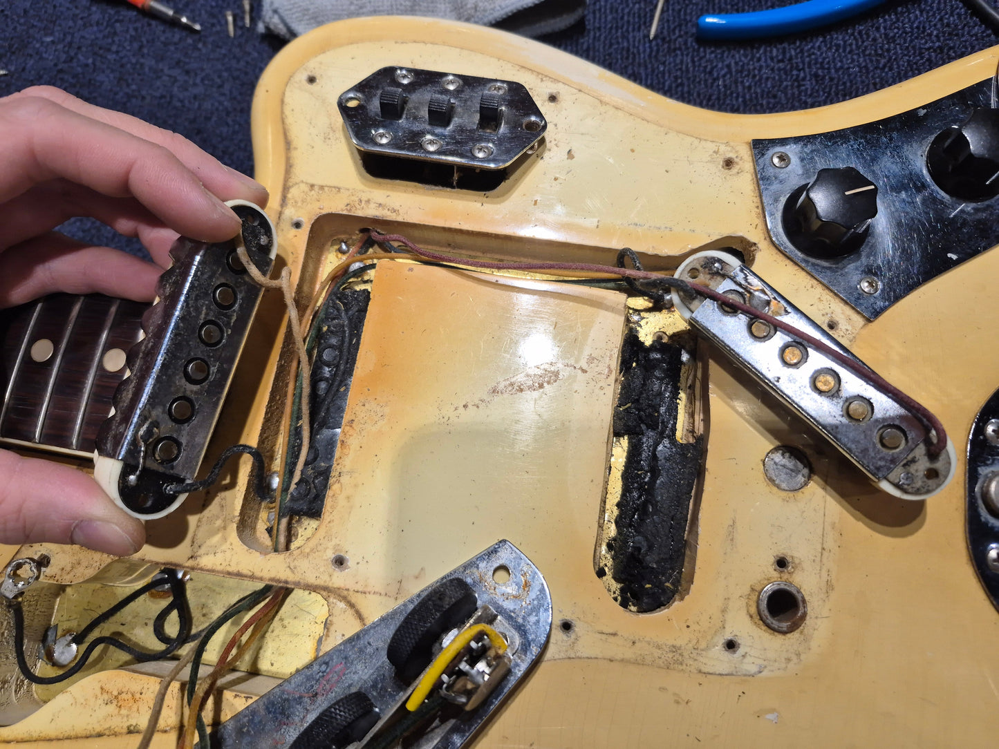 Fender Jaguar Olympic White 1965