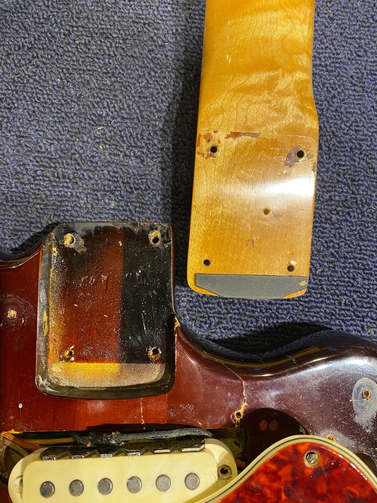 Fender Jaguar Sunburst Refin 1963