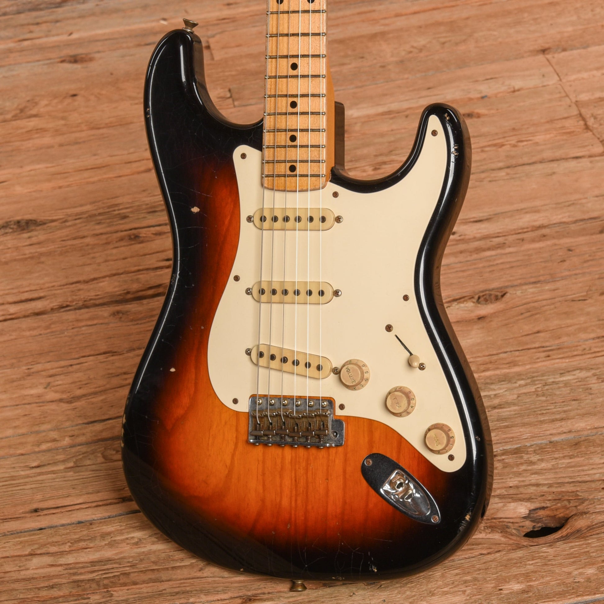 Fender Jason Smith Masterbuilt '57 Relic Strat w/ Hand Wound Abby Ybarra Pickups Sunburst 2010