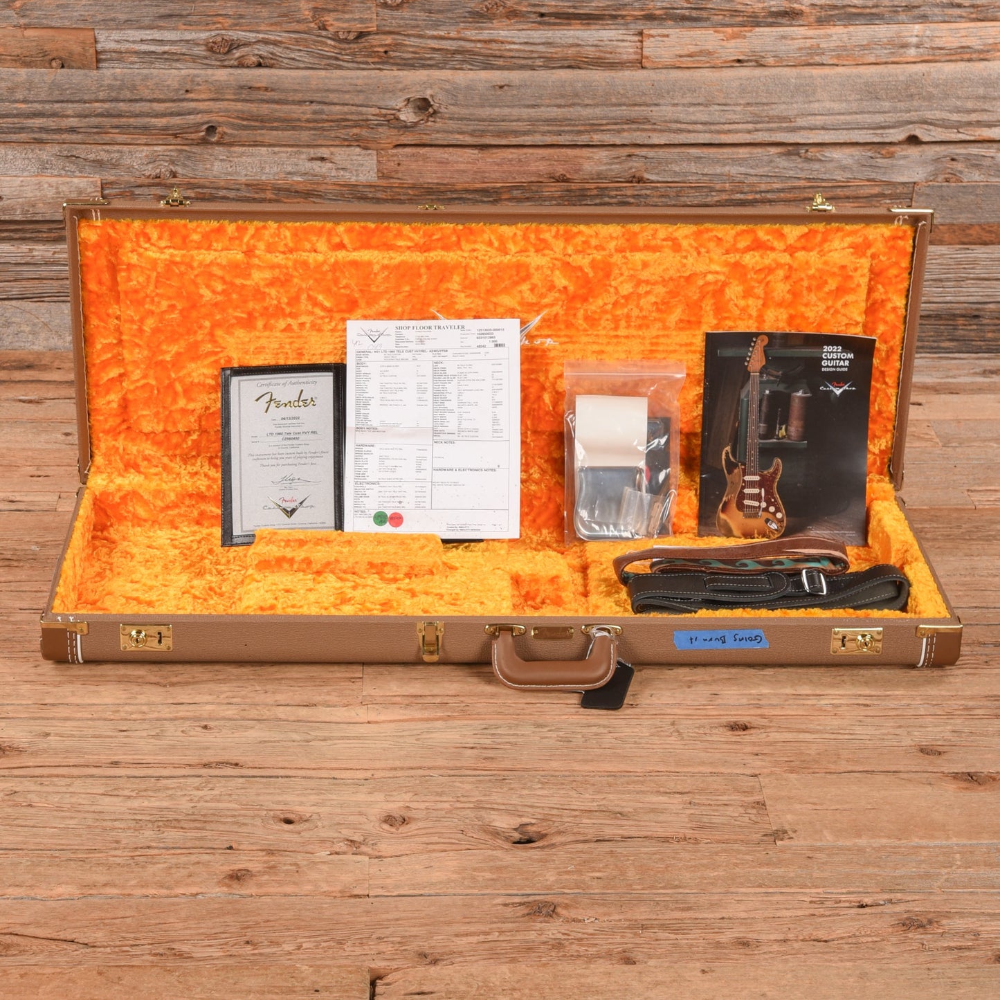 Fender Custom Telecaster Metallic Blue over 3-Color Sunburst - Zac Brown