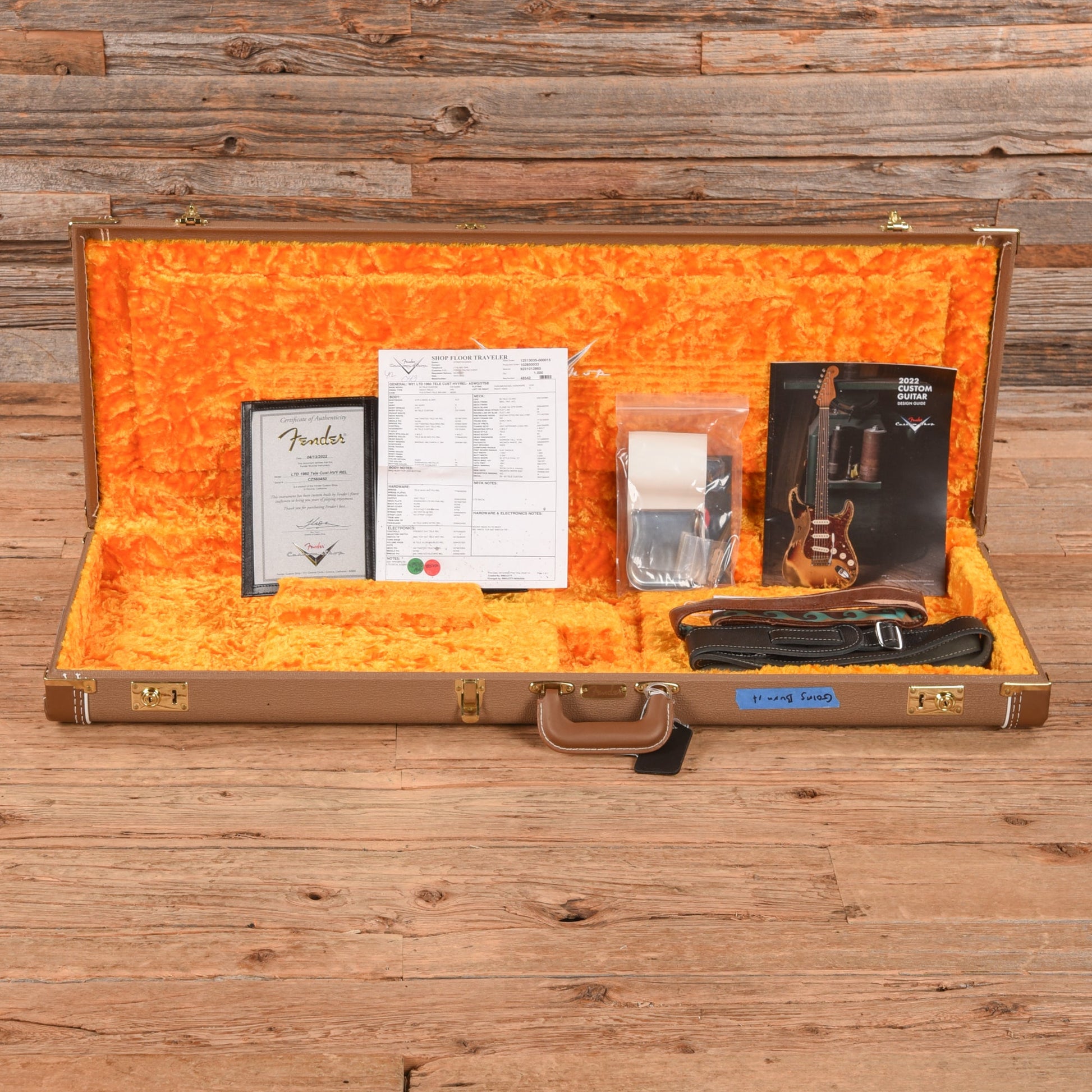 Fender Custom Telecaster Metallic Blue over 3-Color Sunburst - Zac Brown