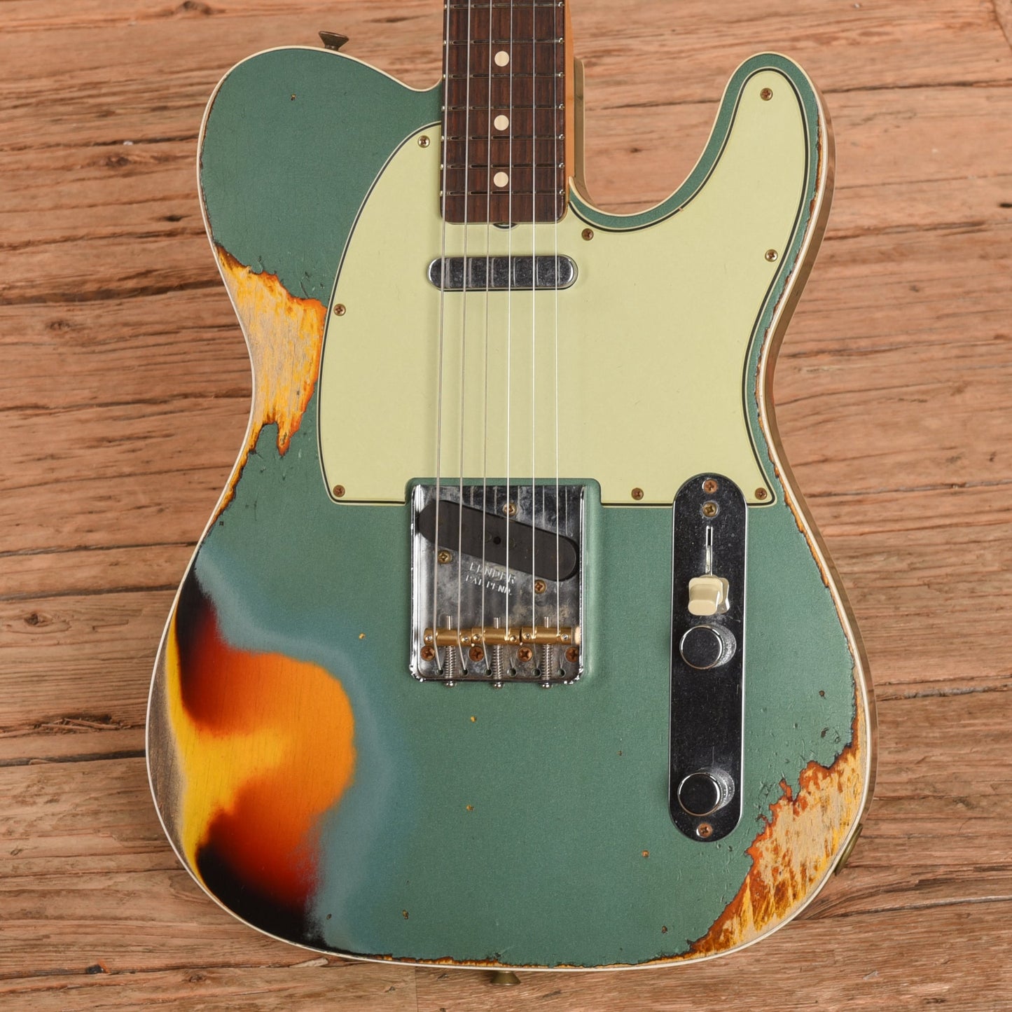 Fender Custom Telecaster Metallic Blue over 3-Color Sunburst - Zac Brown
