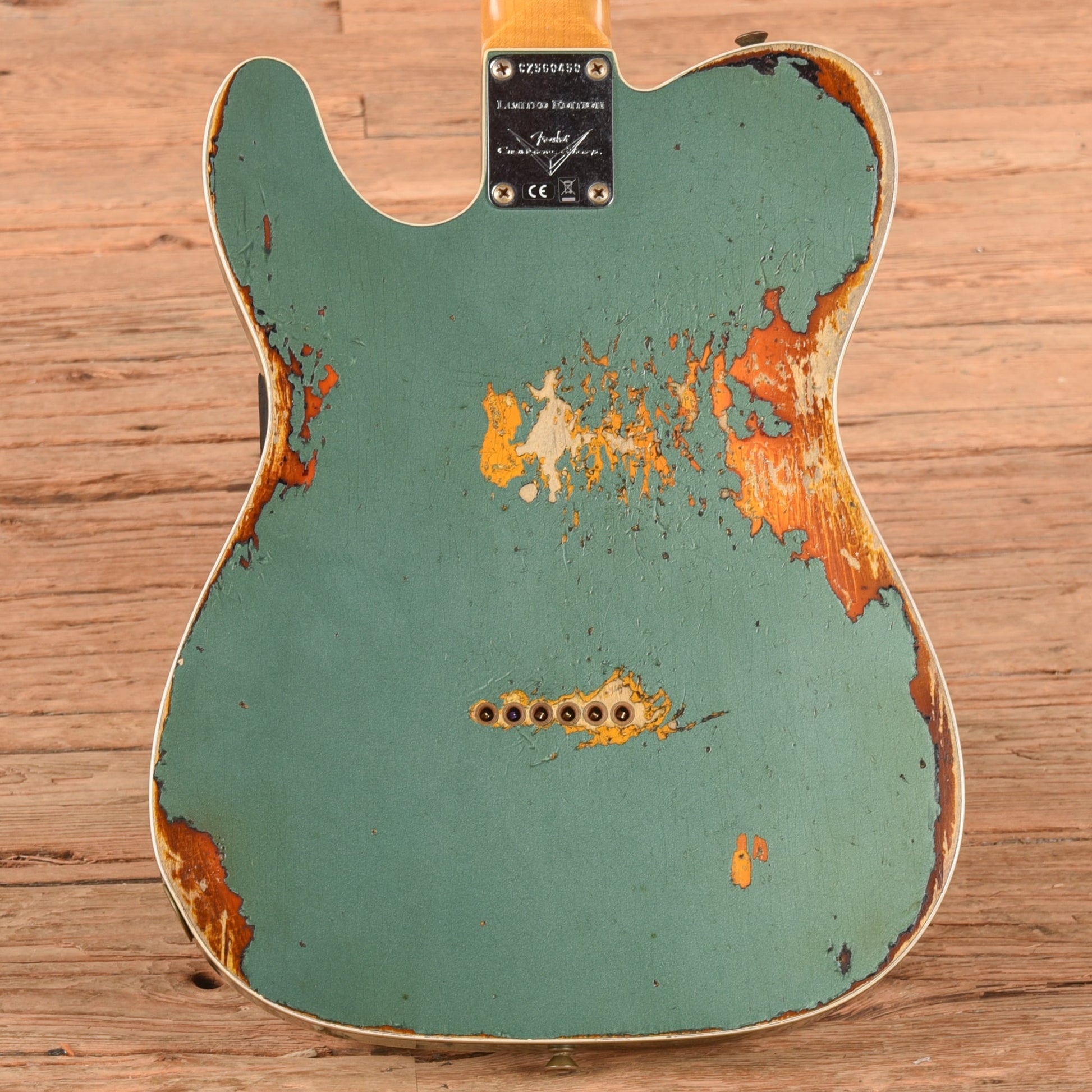 Fender Custom Telecaster Metallic Blue over 3-Color Sunburst - Zac Brown
