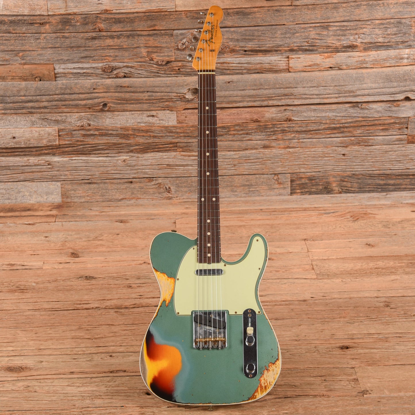 Fender Custom Telecaster Metallic Blue over 3-Color Sunburst - Zac Brown