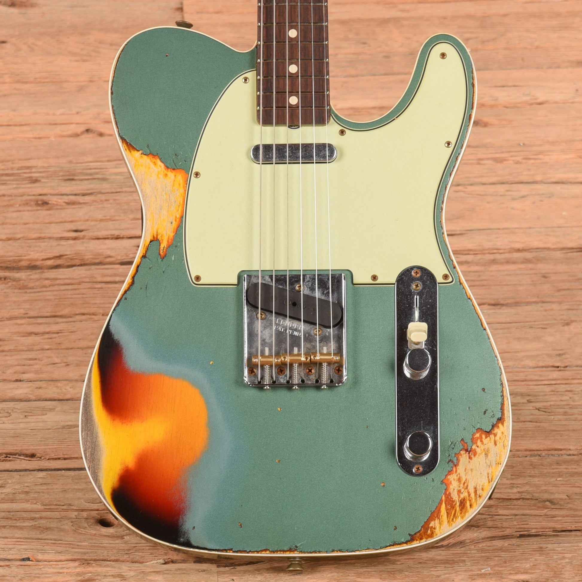 Fender Custom Telecaster Metallic Blue over 3-Color Sunburst - Zac Brown
