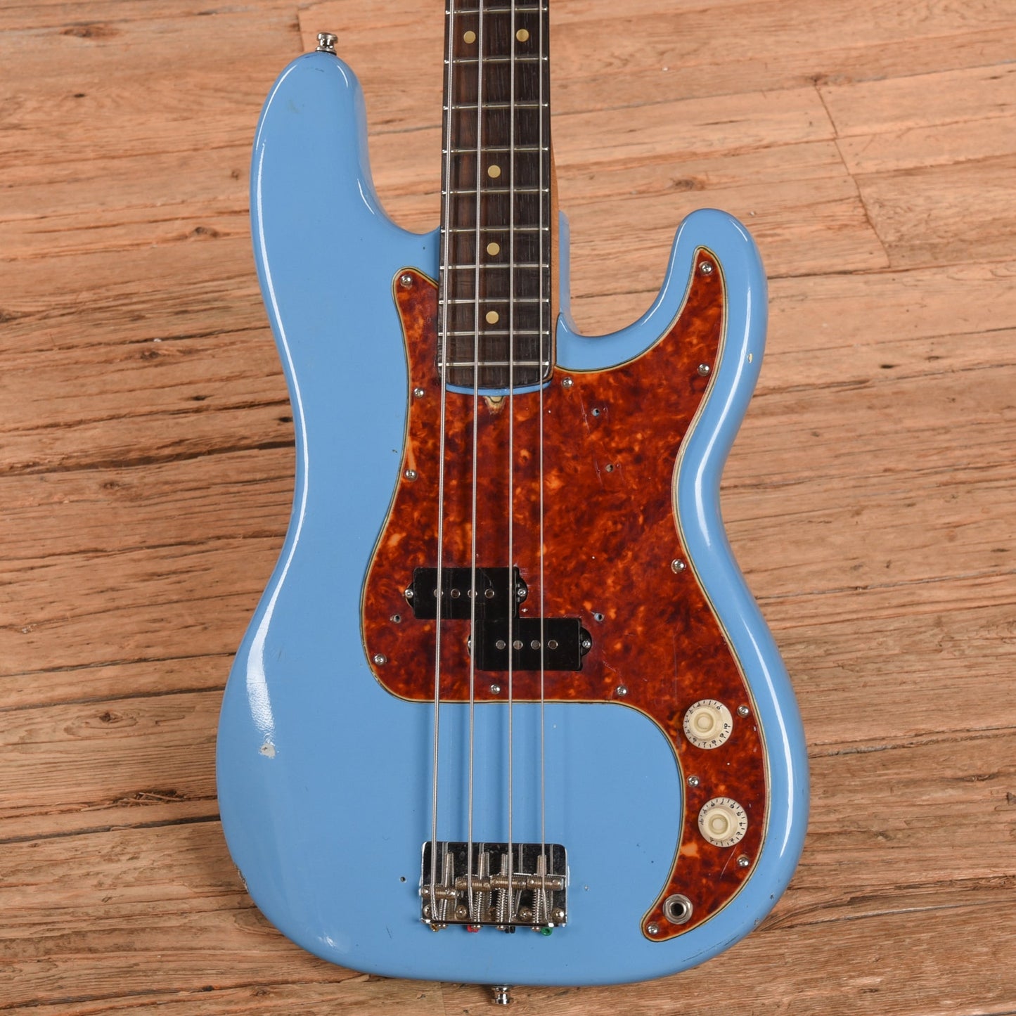 Fender Precision Bass Blue Refin 1965 - Zac Brown