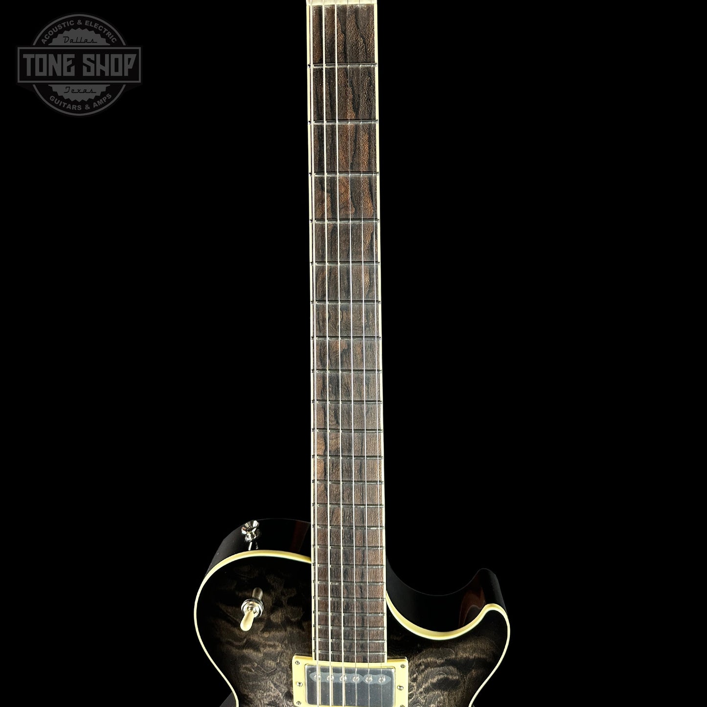 Collings CL City Limits DLX Quilt Top Acid Wash Charcoal Burst w/Case 251664