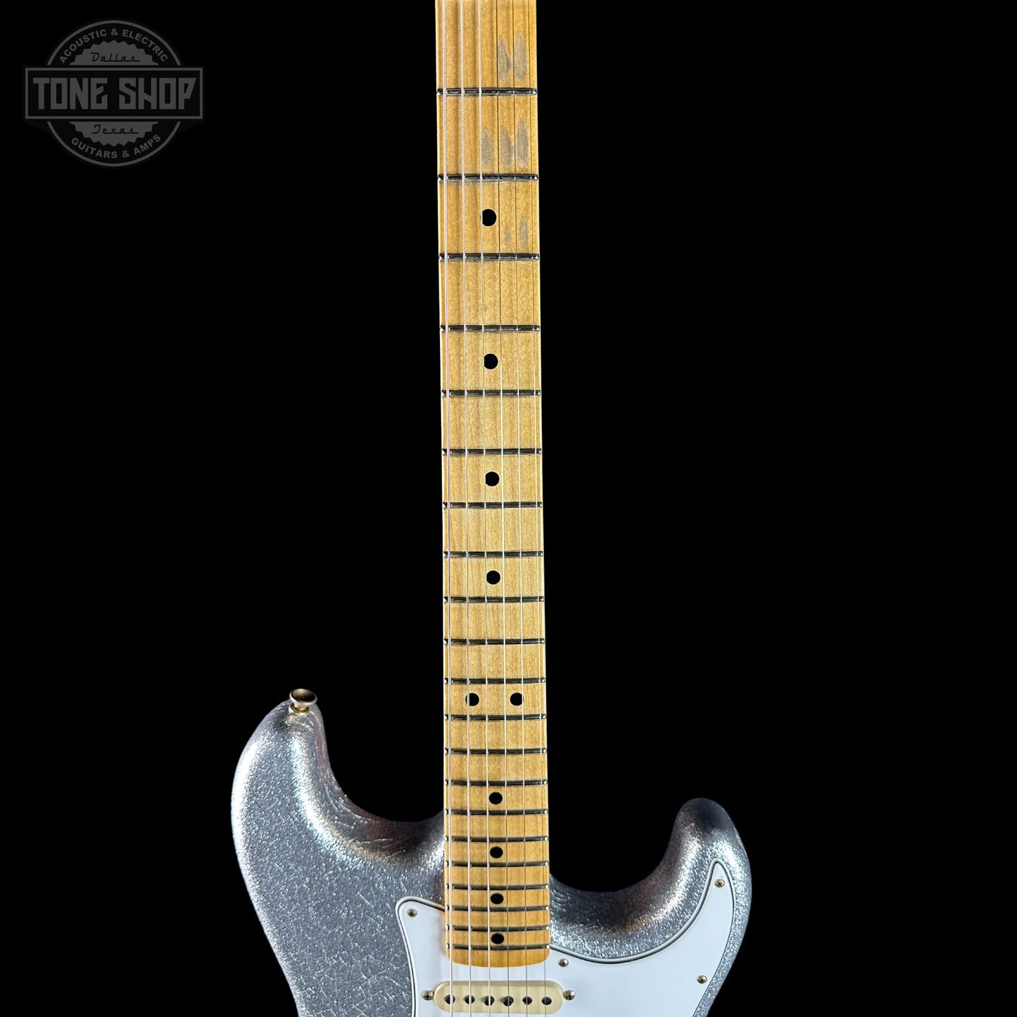 Fender Custom Shop 1969 Stratocaster Journeyman Relic Silver Sparkle w/case