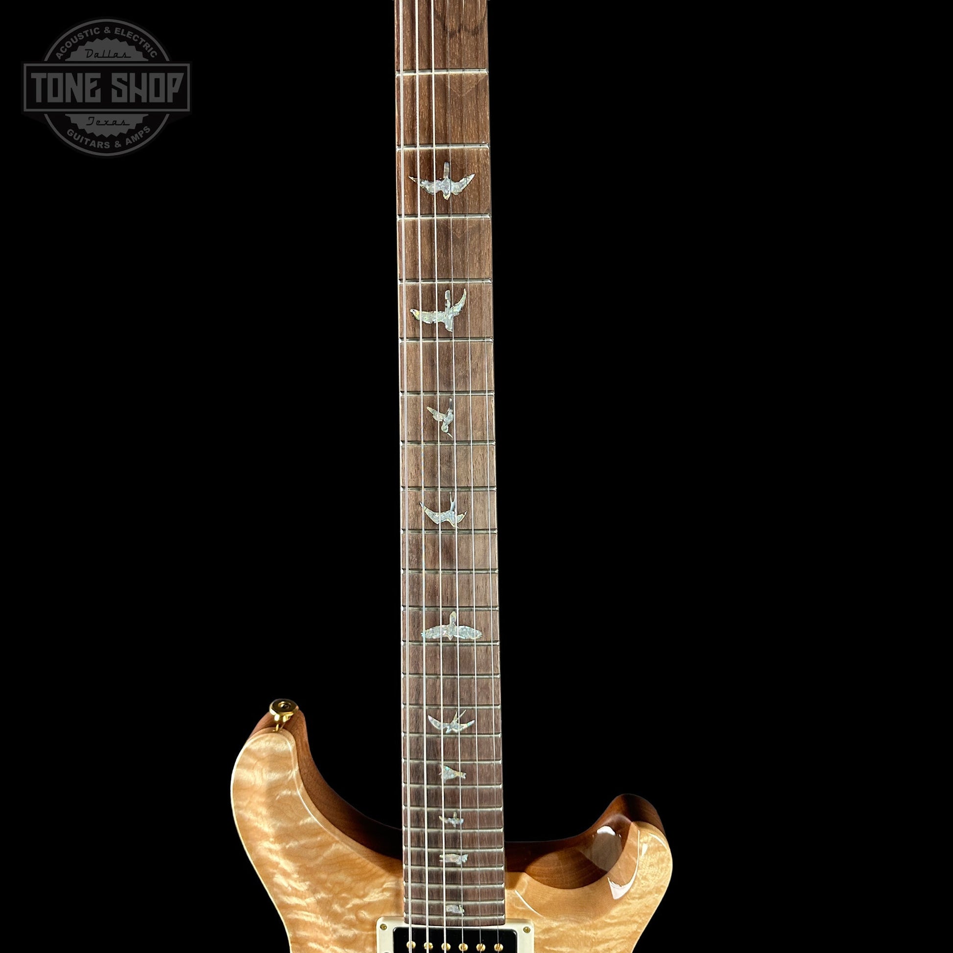 PRS Wood Library Custom 24 Quilt 10 Top Natural w/case 0406616