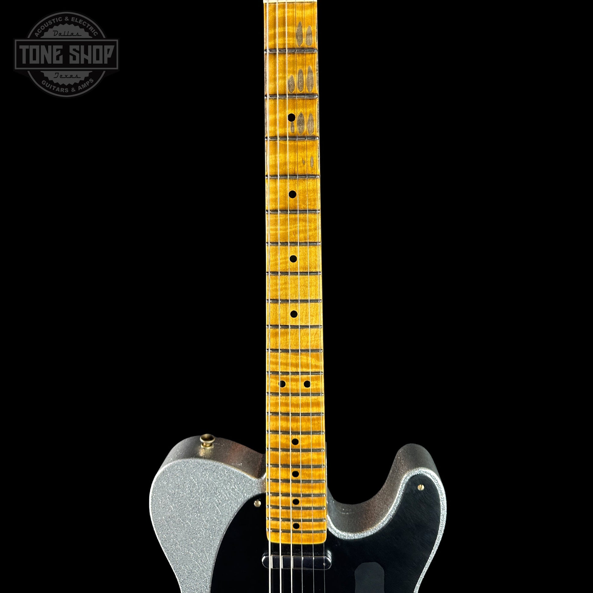 Fender Custom Shop 1951 Nocaster Journeyman Relic Silver Sparkle w/case