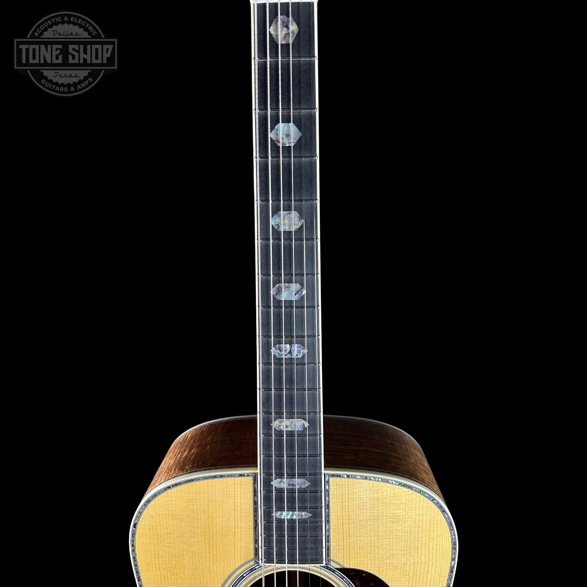 Martin Custom Shop Dread 45 Style Adirondack/Exceptional Broad Figure Koa w/case 2964096
