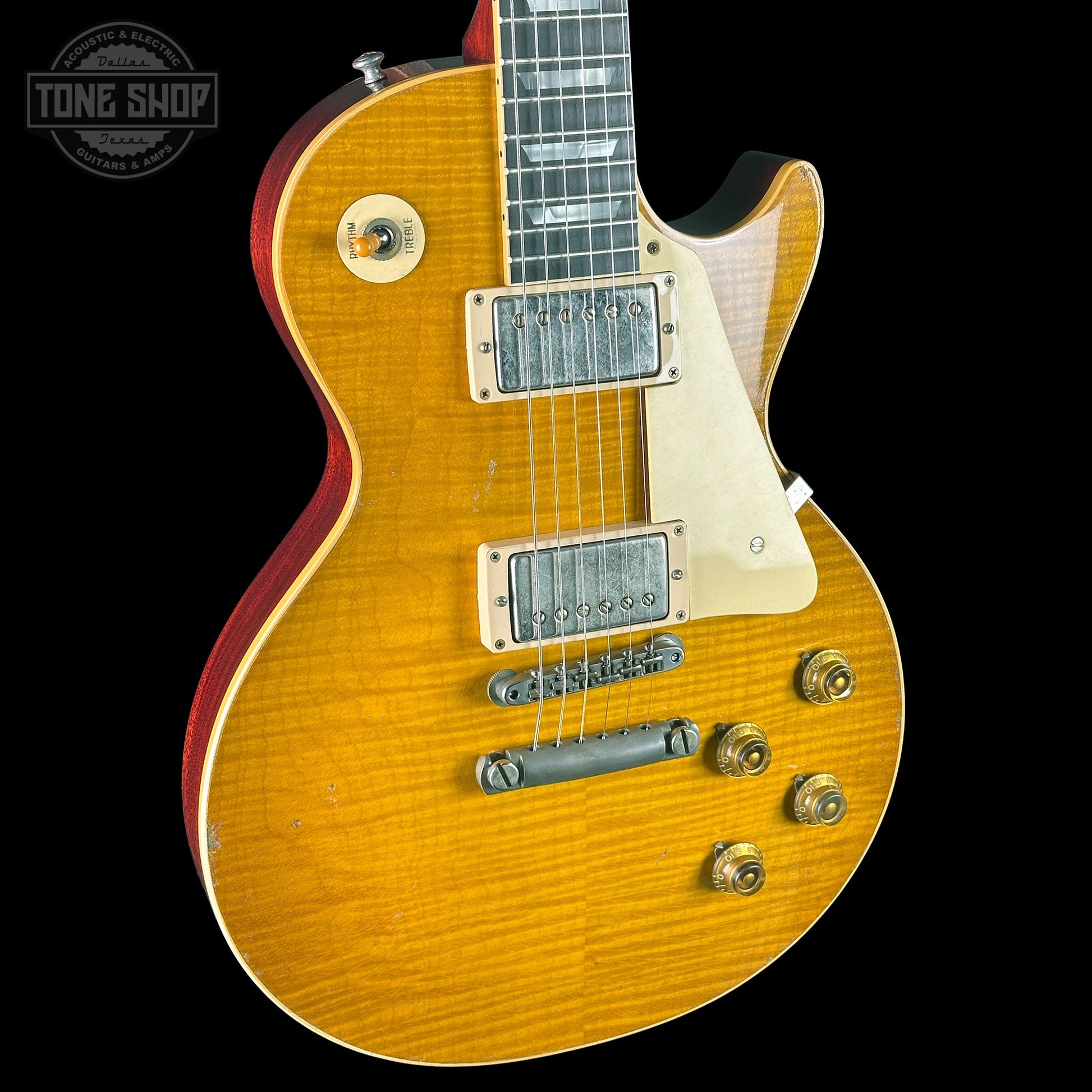 Gibson Custom Dealer Select 1959 Les Paul Brazilian Lemon Burst Light Aged w/case 96098