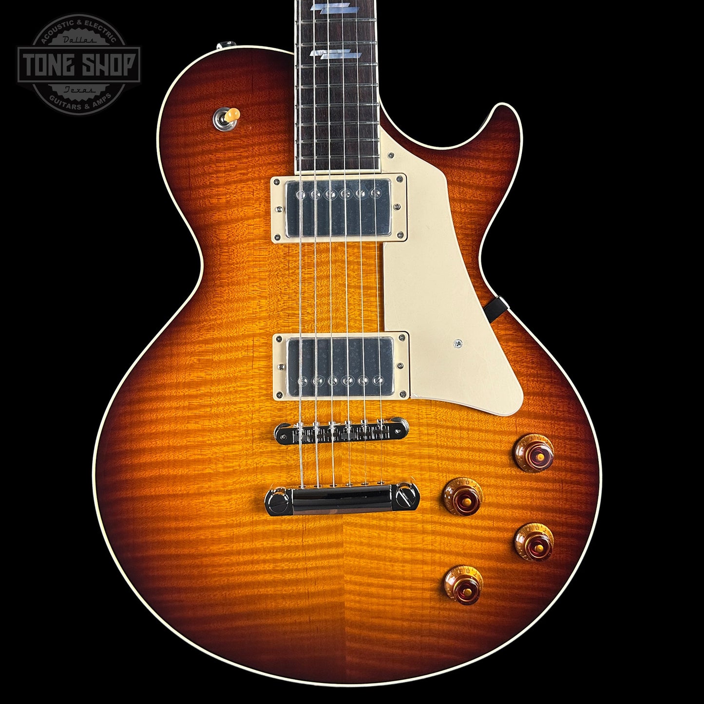 Collings CL City Limits Tobacco Sunburst Parallelogram Inlay Throbaks w/Case CL251673