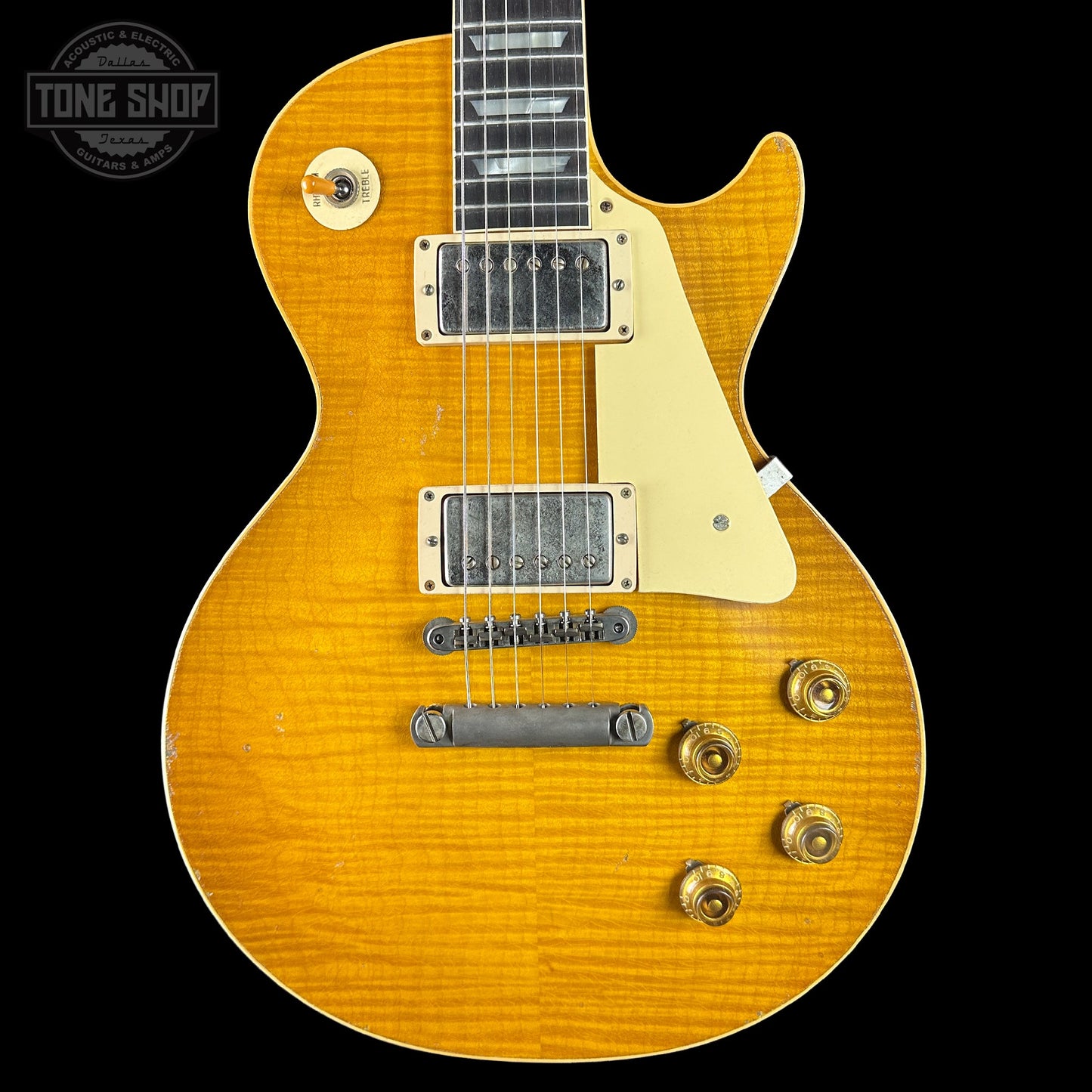 Gibson Custom Dealer Select 1959 Les Paul Brazilian Lemon Burst Light Aged w/case 96098