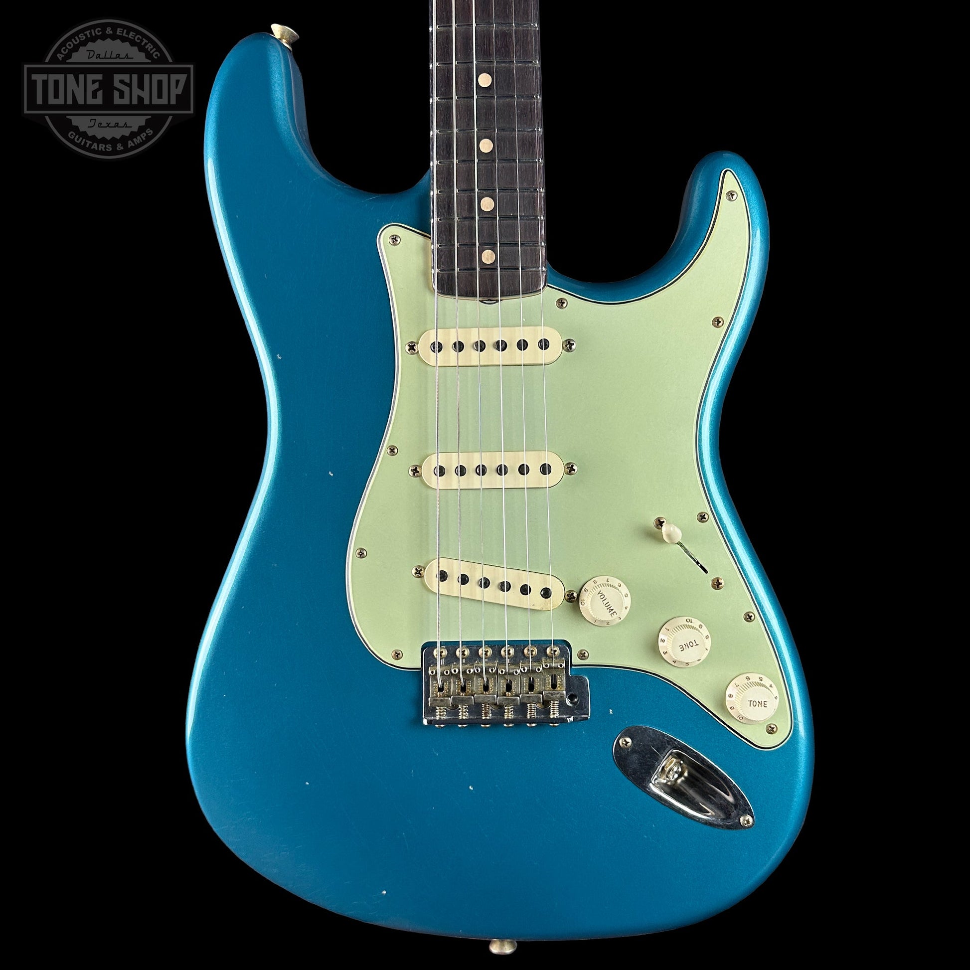 Fender Custom Shop 1963 Stratocaster Journeyman Relic Ocean Turquoise AAA Maple Neck w/case