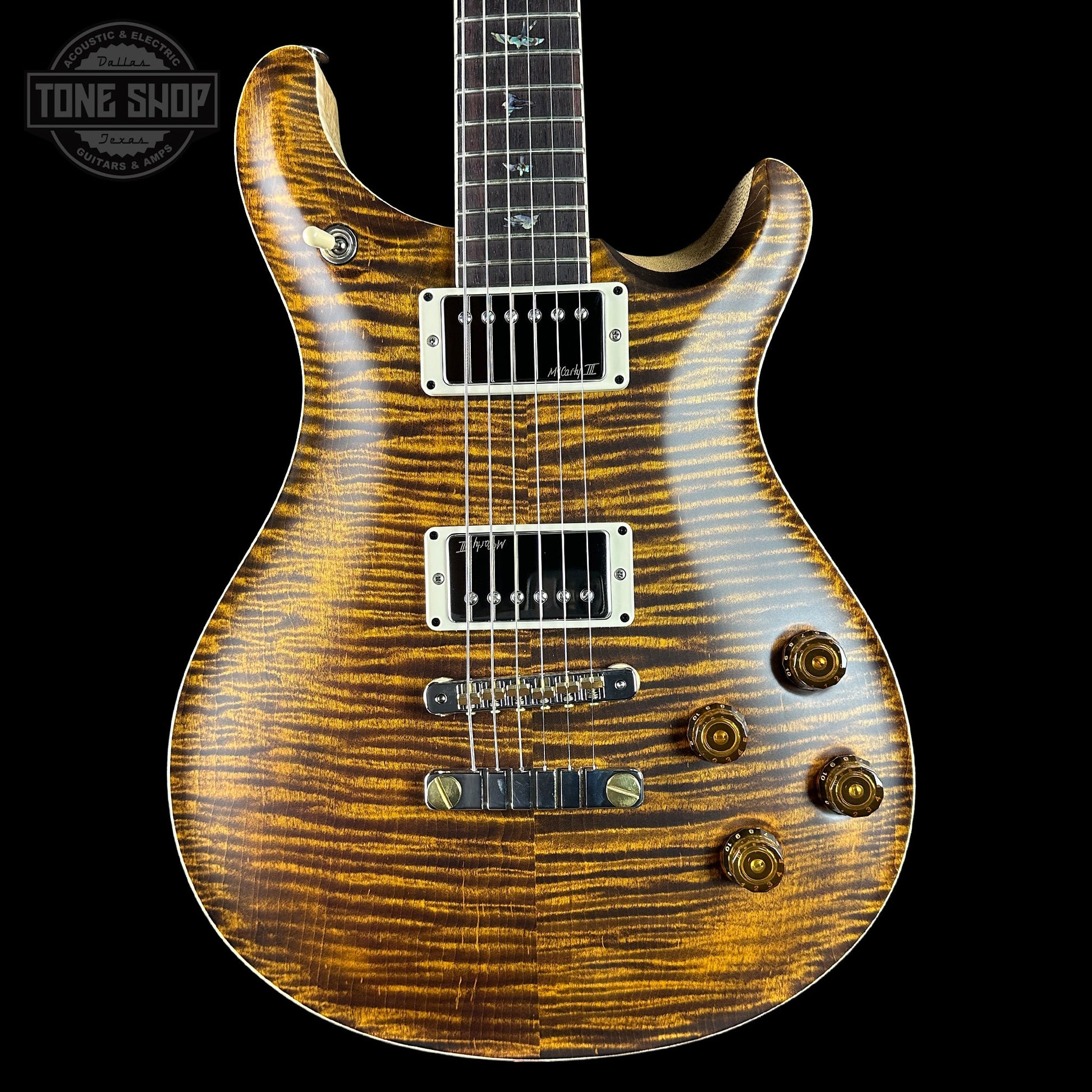 PRS Wood Library McCarty 594 Korina Yellow Tiger Satin RW neck w/case 0414077
