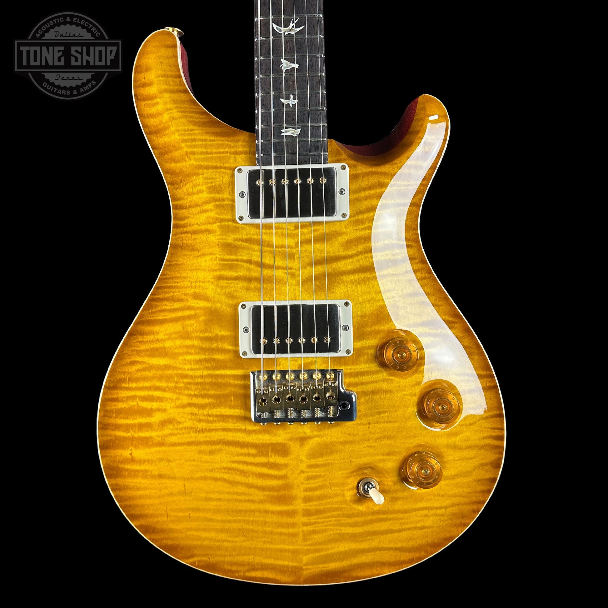 PRS DGT Birds / 10 Top McCarty Sunburst w/case