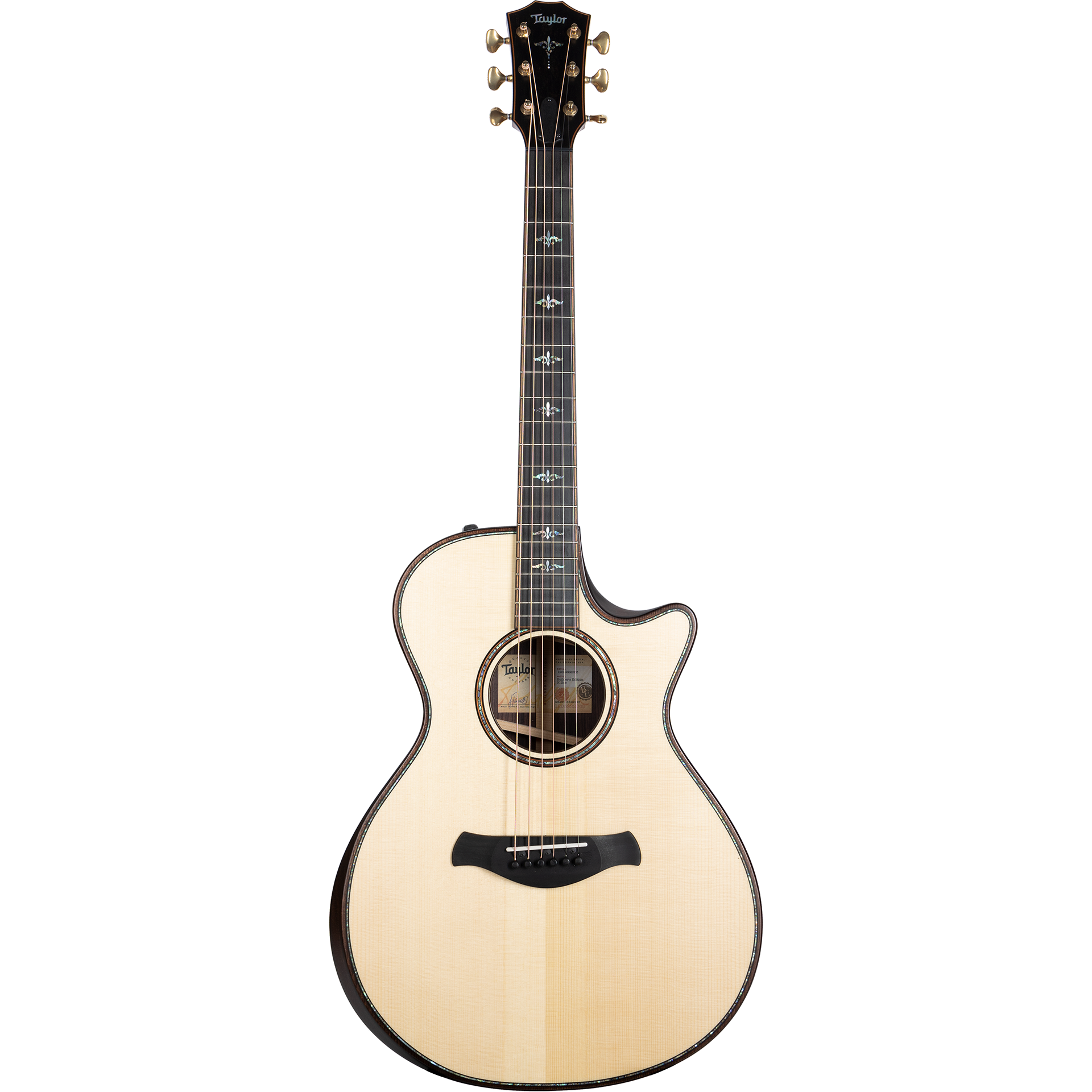Taylor 912ce Builders Edition Grand Concert Acoustic Electric Guitar, Natural