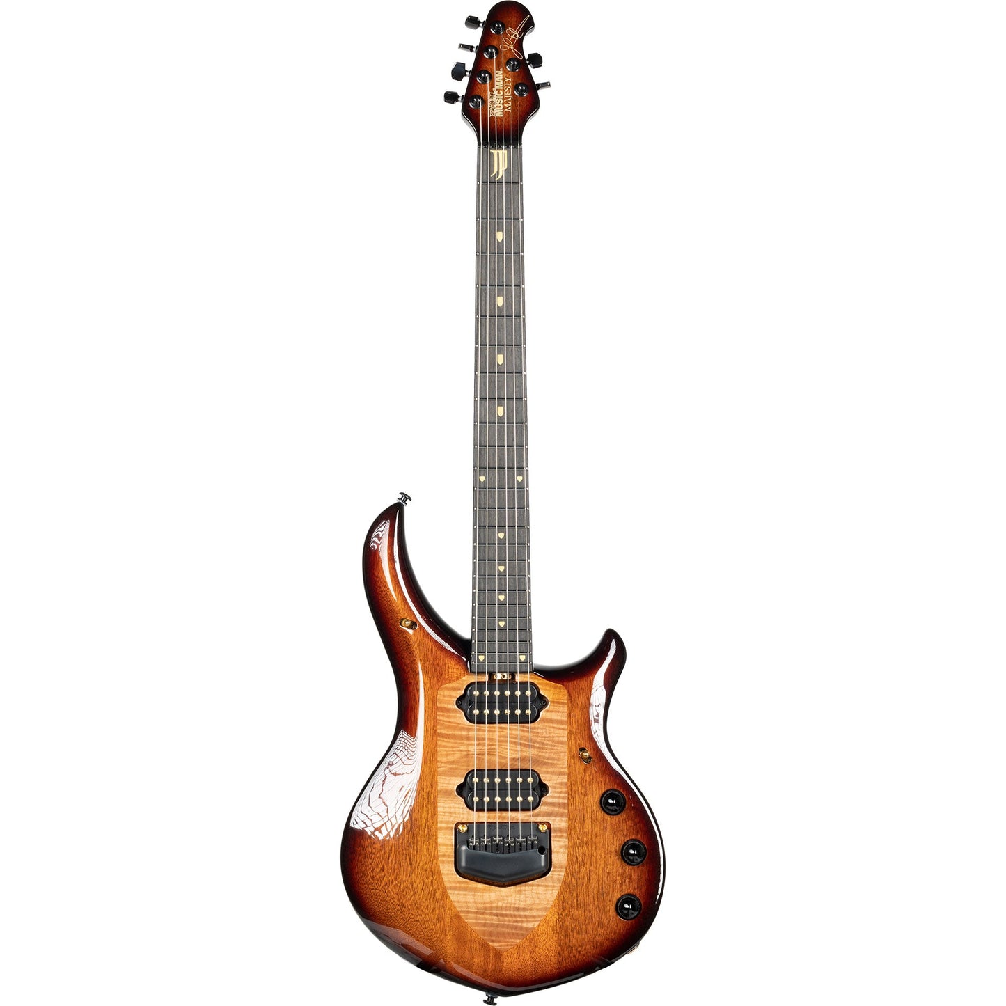 Music Man Majesty 6 20th Anniversary 6-String Electric Guitar in Honey Butter