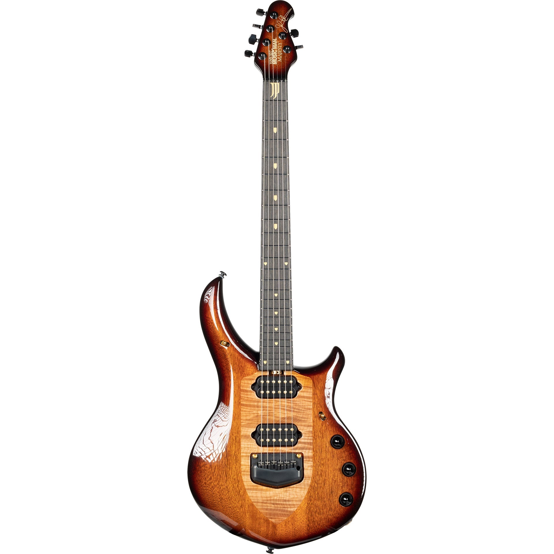Music Man Majesty 6 20th Anniversary 6-String Electric Guitar in Honey Butter