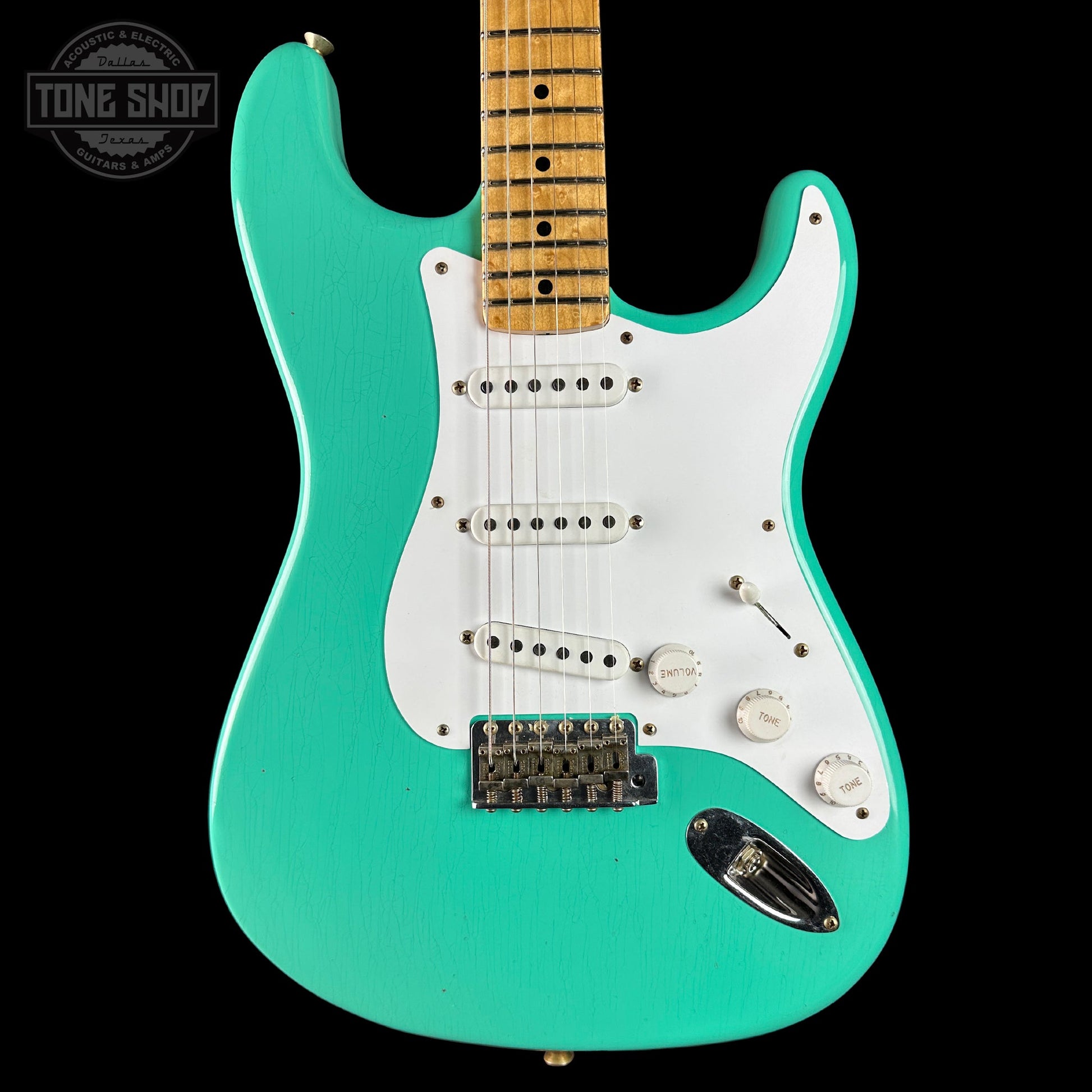 Fender Custom Shop 70th Anniversary 1954 Stratocaster Journeyman Relic Seafoam Green w/case