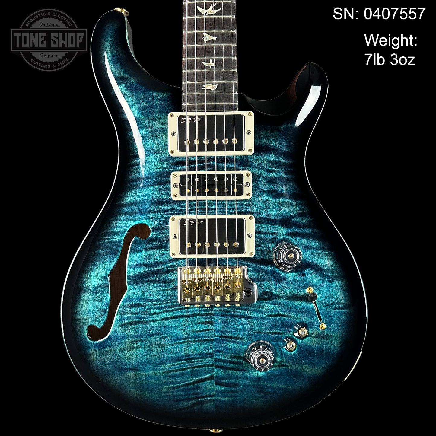 PRS Special Semi-Hollow 10 Top Cobalt Smokeburst w/case