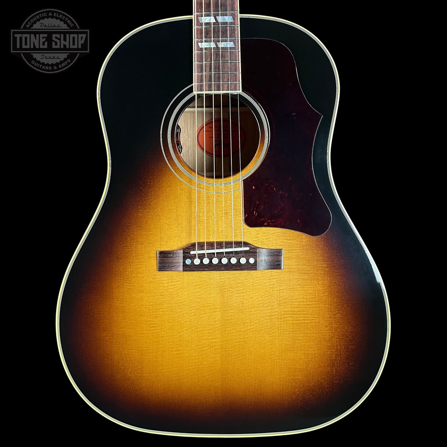 Gibson Custom Dealer Select Southern Jumbo Original Sinker Vintage Sunburst w/case 23185056