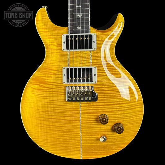 PRS Santana Retro 10 Top Sprayer's Choice Santana Yellow Gold Holoflake Back w/case 0415510