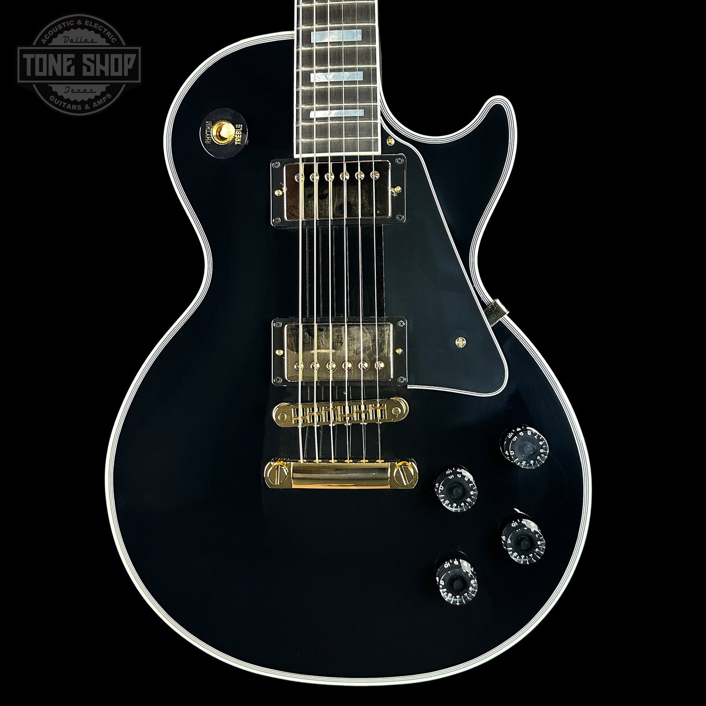 Gibson Custom Les Paul Custom w/ Ebony Fingerboard Gloss Ebony w/case CS502673