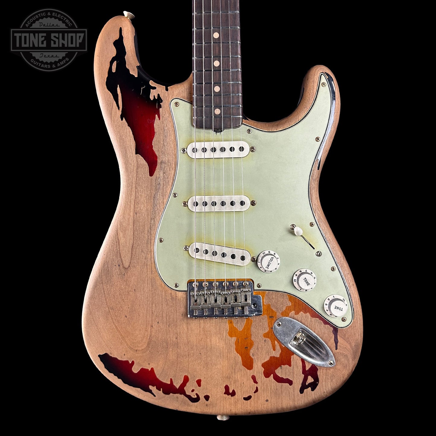 Fender Custom Shop Rory Gallagher Stratocaster Heavy Relic 3 Tone Sunburst w/case R144491