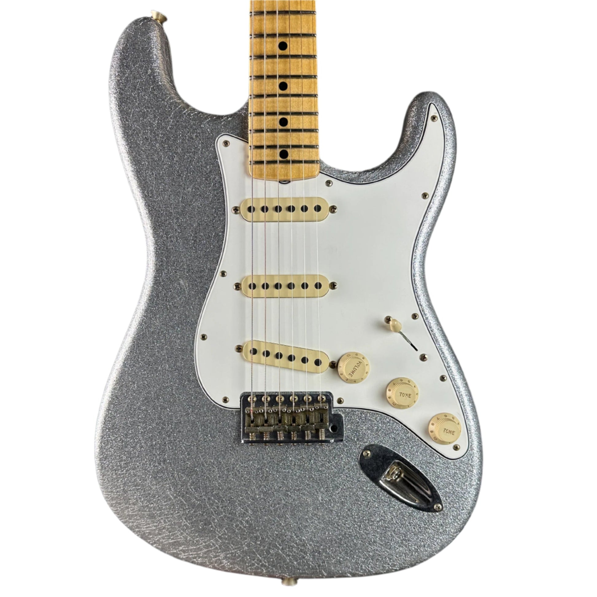 Fender Custom Shop 1969 Stratocaster Journeyman Relic Silver Sparkle w/case