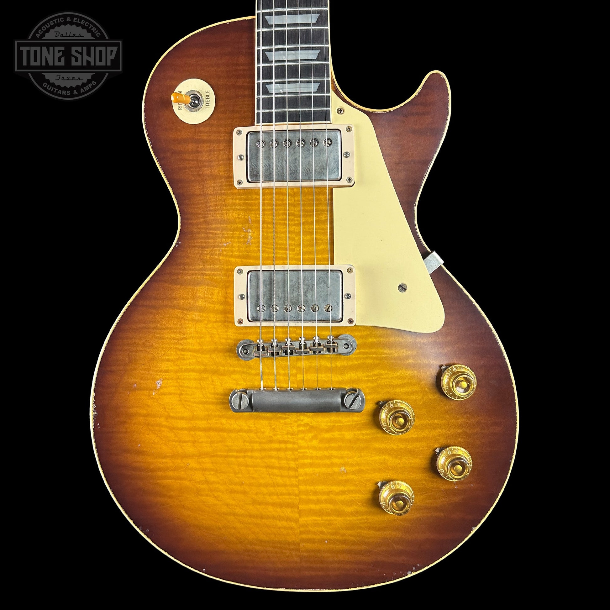 Gibson Custom Dealer Select 1959 Les Paul Brazilian Golden Poppy Light Aged w/case 96065