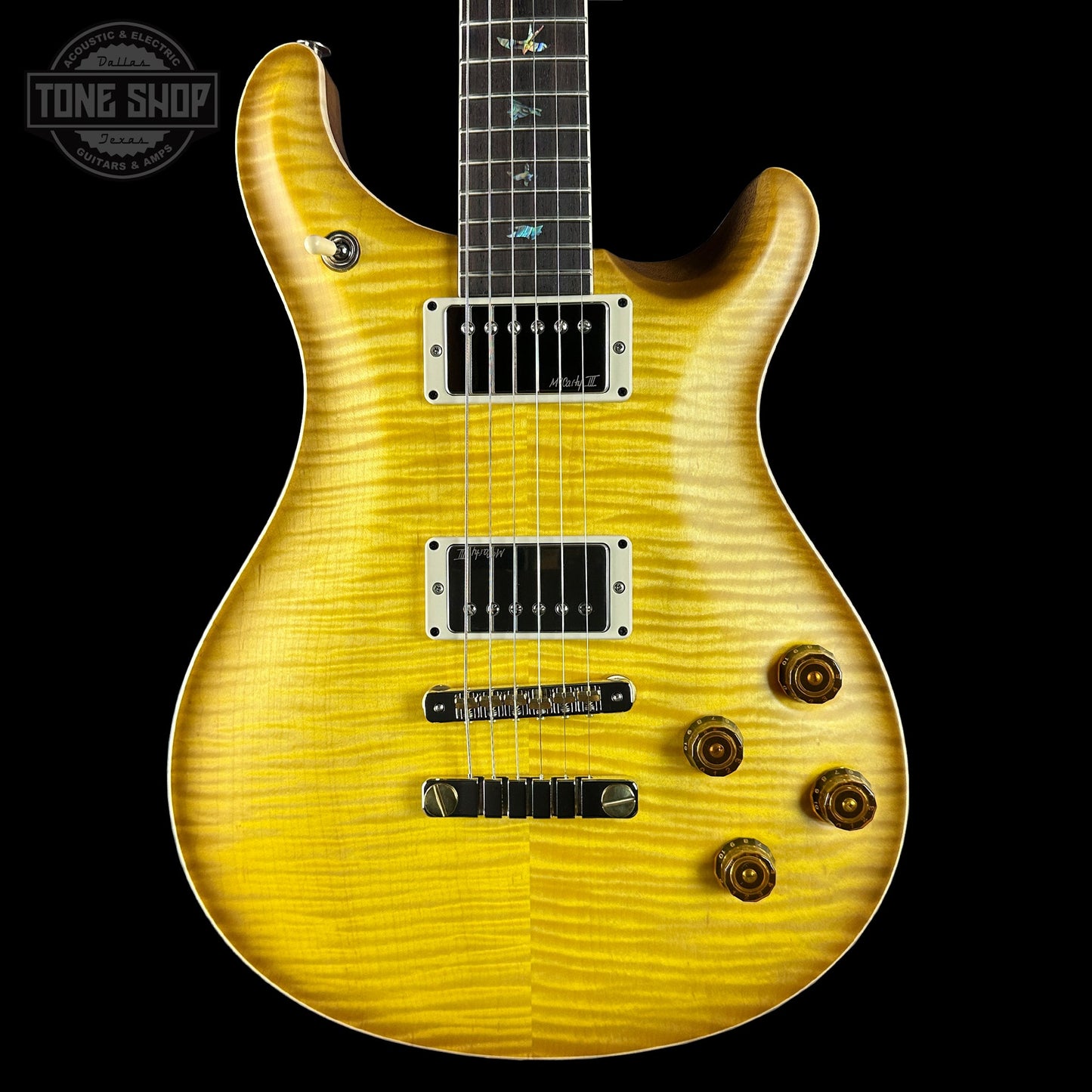 PRS Wood Library McCarty 594 Korina Livingston Lemondrop Satin RW neck w/case 0414079