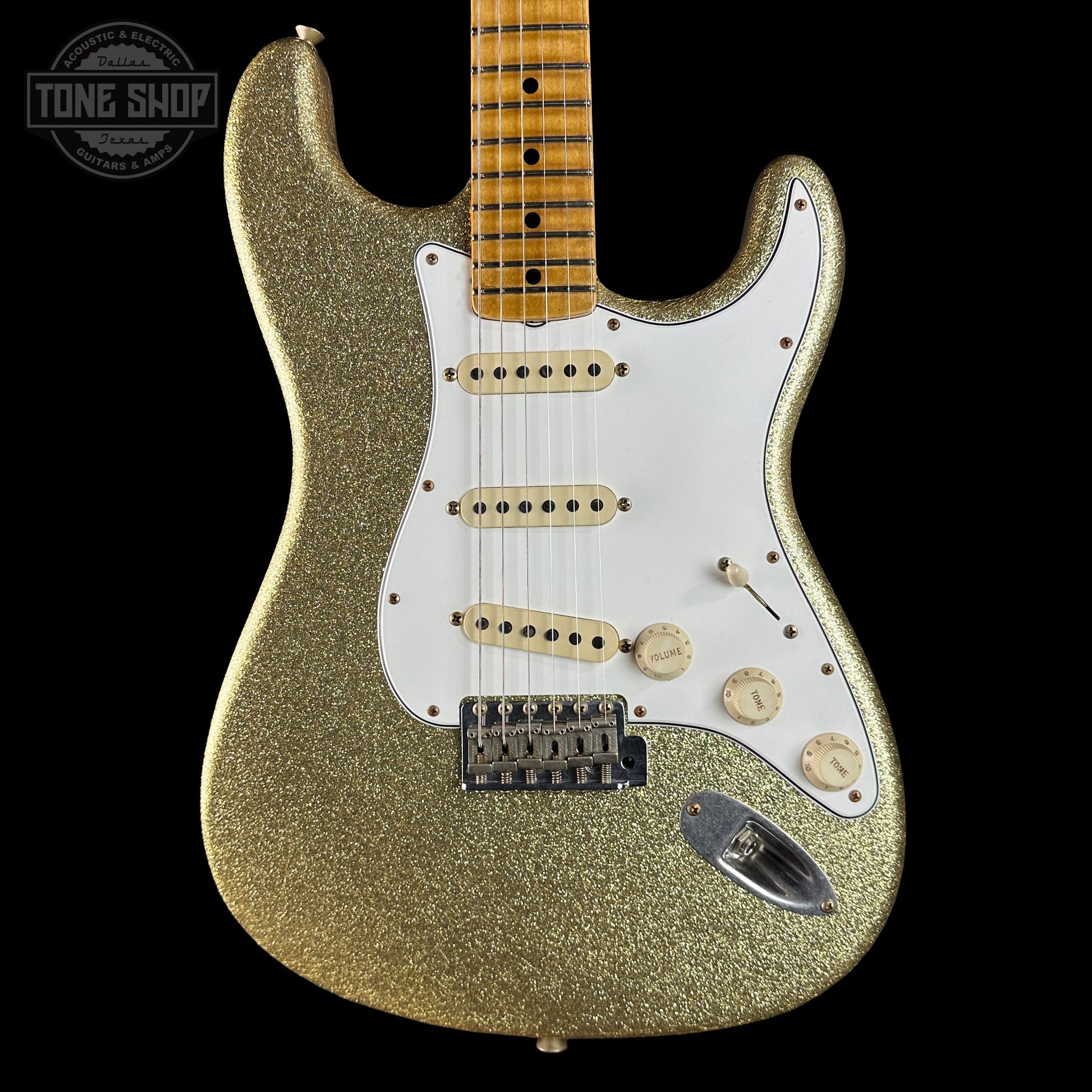 Fender Custom Shop 1969 Stratocaster Journeyman Relic Gold Sparkle w/case CZ588734