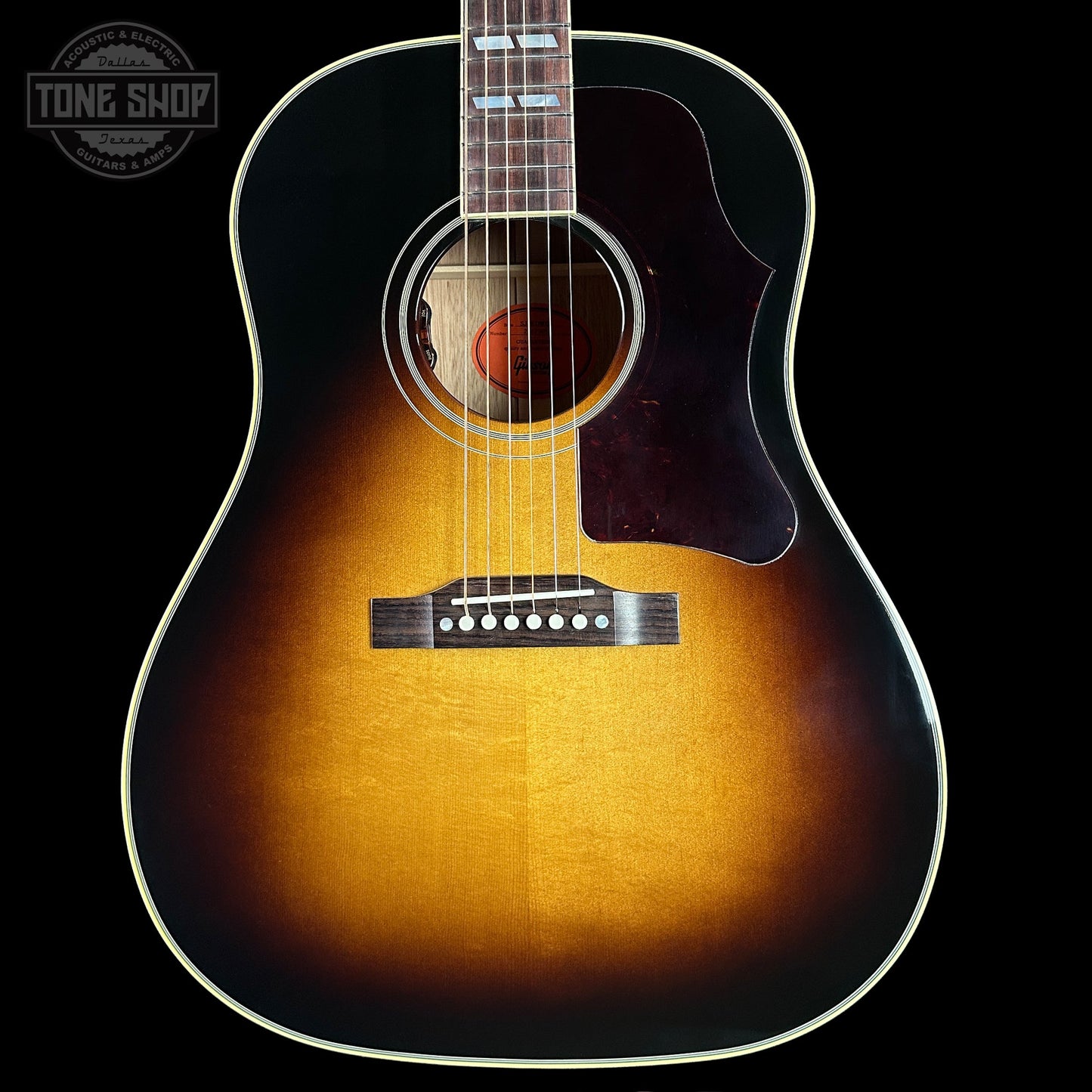 Gibson Custom Dealer Select Southern Jumbo Original Sinker Vintage Sunburst w/case 23175058