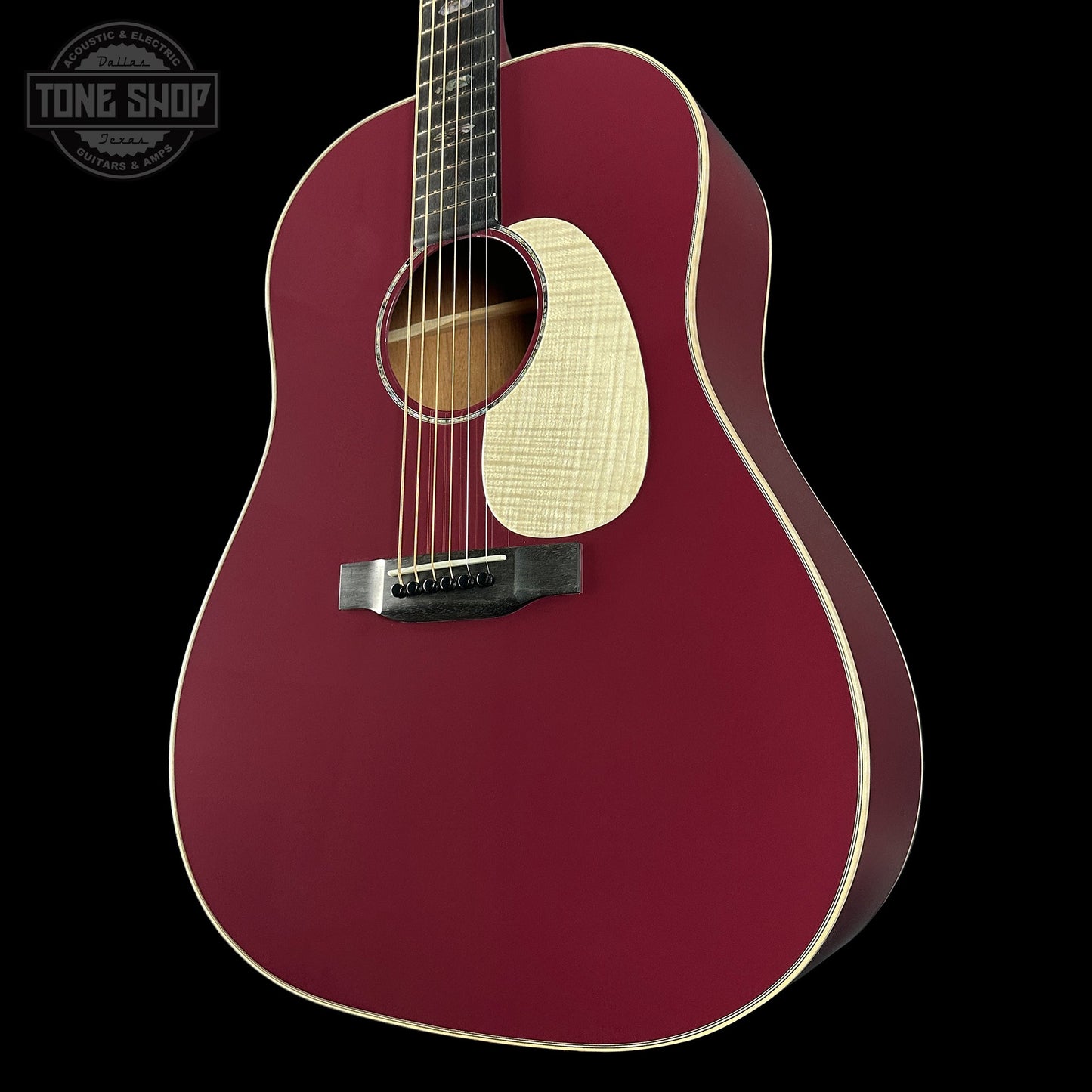 Martin Custom Shop Slope Shoulder Dread Spruce/Mahogany Burgundy w/case 2894733