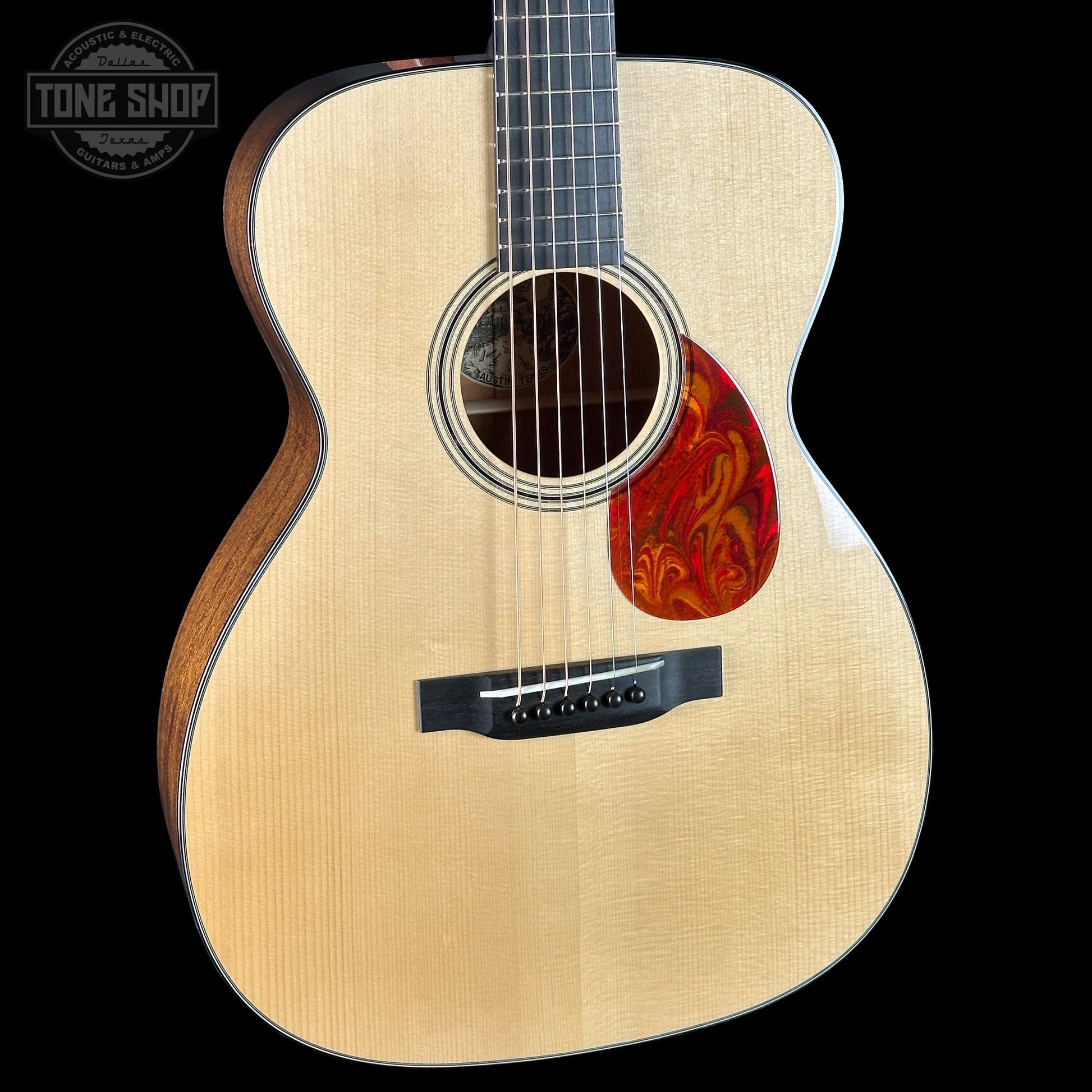 Collings OM1 A HC Hill Country Gloss Natural Small Neck Carve w/Case 35784