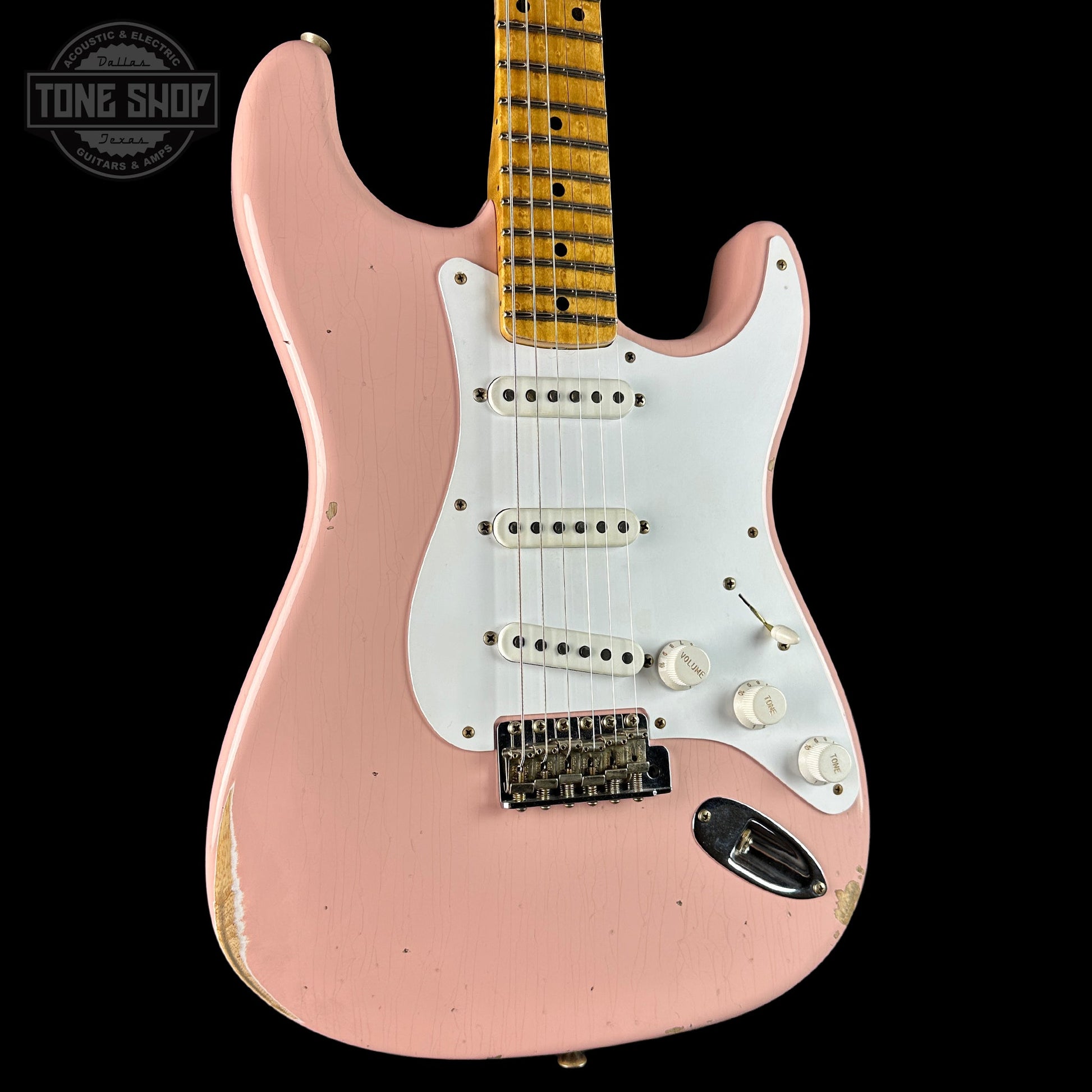 Fender Custom Shop 70th Anniversary 1954 Stratocaster Relic Shell Pink w/case