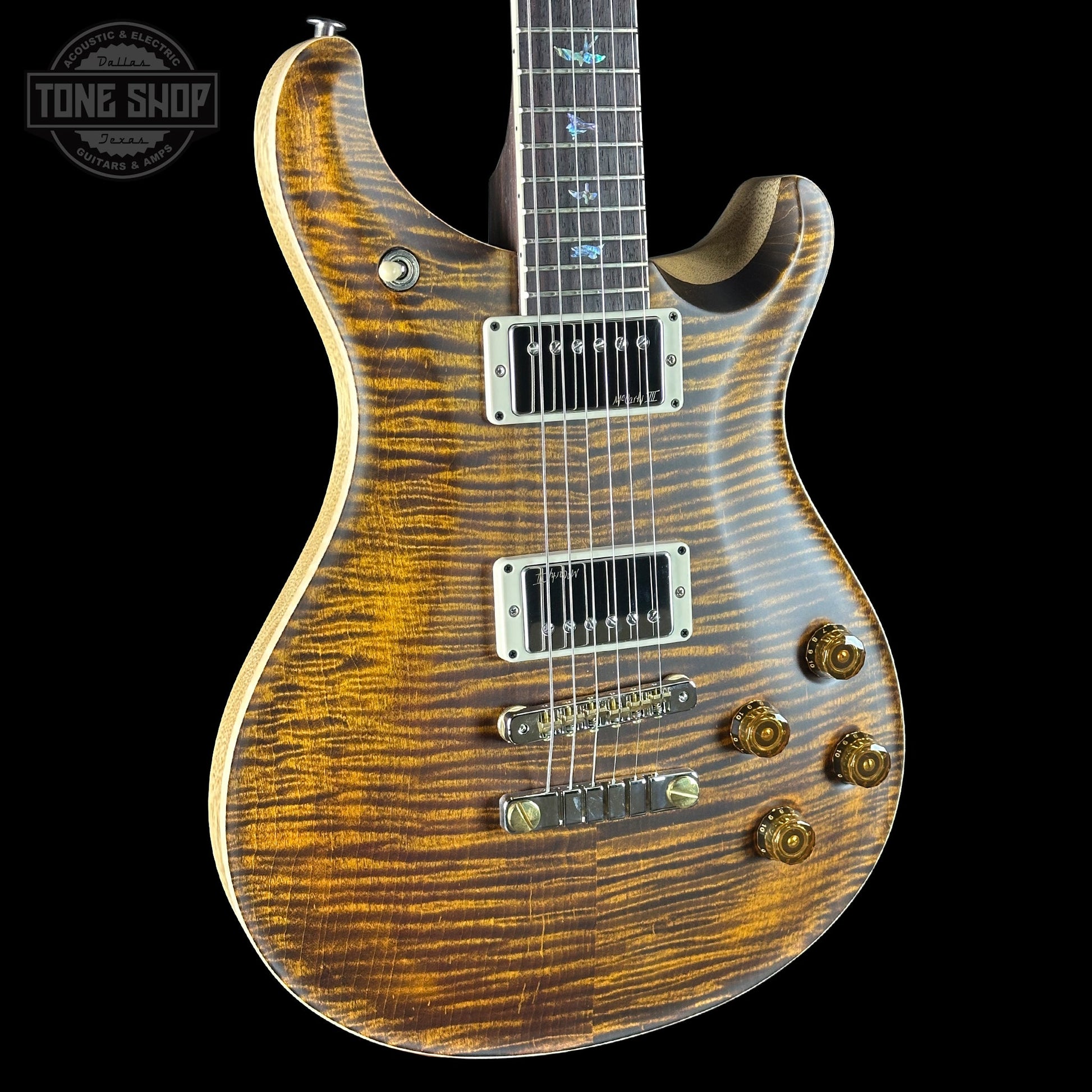 PRS Wood Library McCarty 594 Korina Yellow Tiger Satin RW neck w/case 0414077