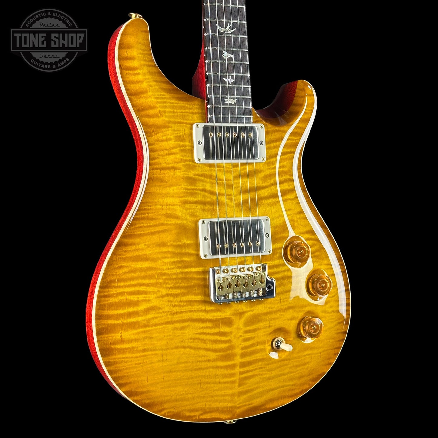 PRS DGT Birds / 10 Top McCarty Sunburst w/case