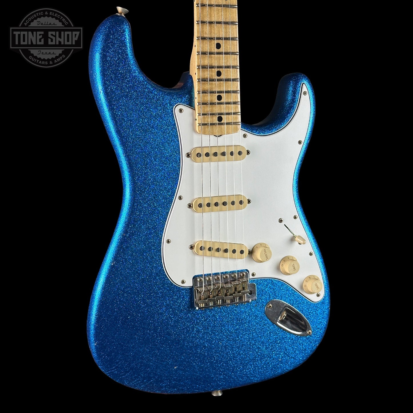 Fender Custom Shop 1969 Stratocaster Journeyman Relic Blue Sparkle w/case