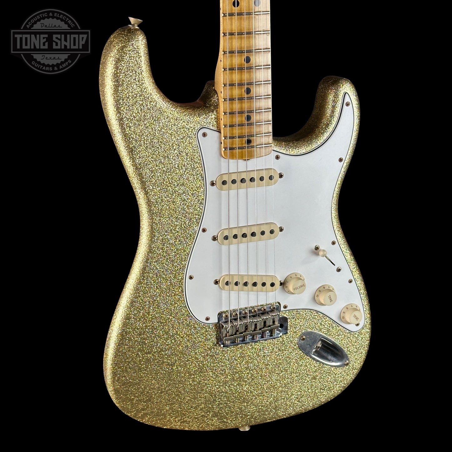 Fender Custom Shop 1969 Stratocaster Journeyman Relic Gold Sparkle w/case CZ588734