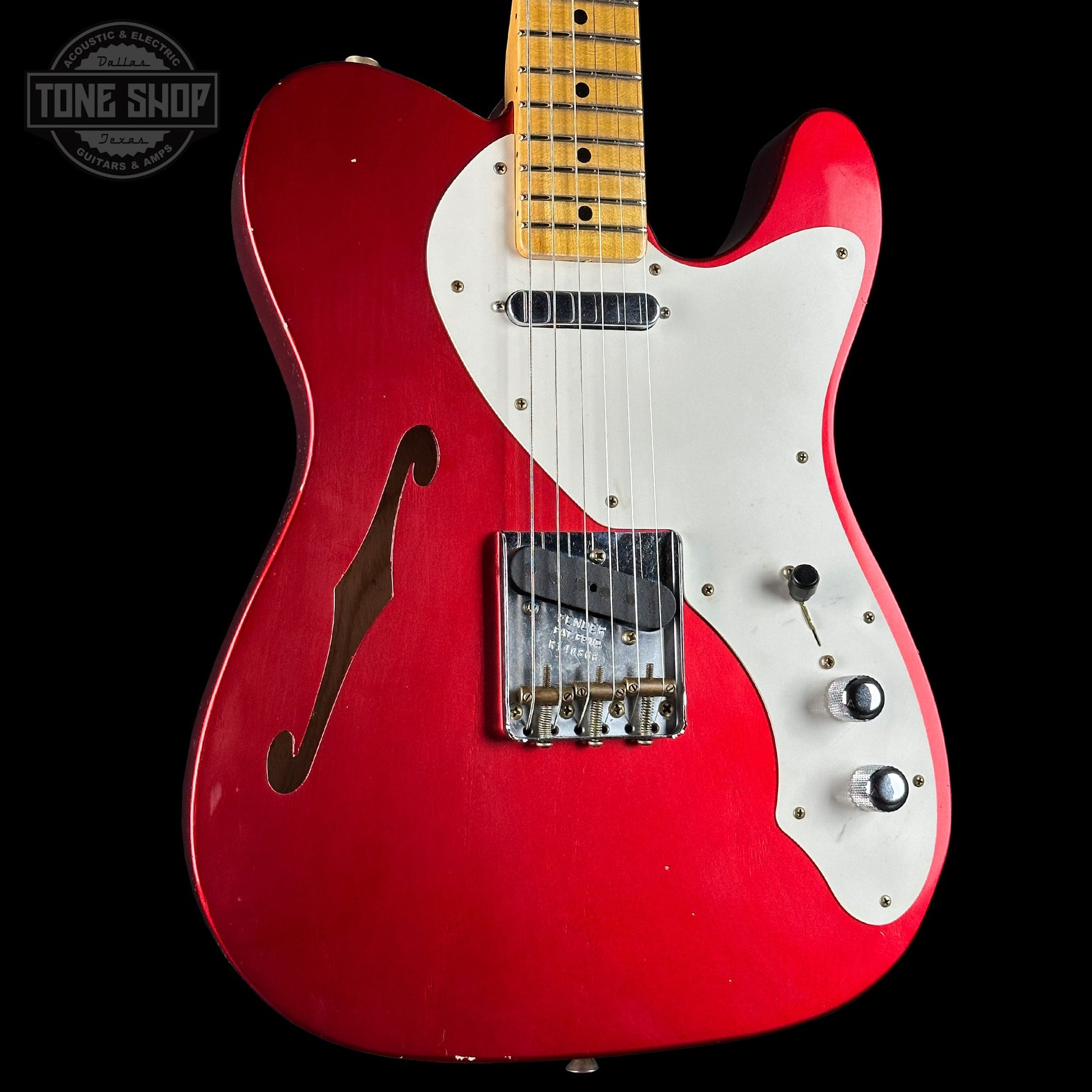 Fender Custom Shop 50s Thineline Telecaster Journeyman Relic Aged Candy Apple Red w/case