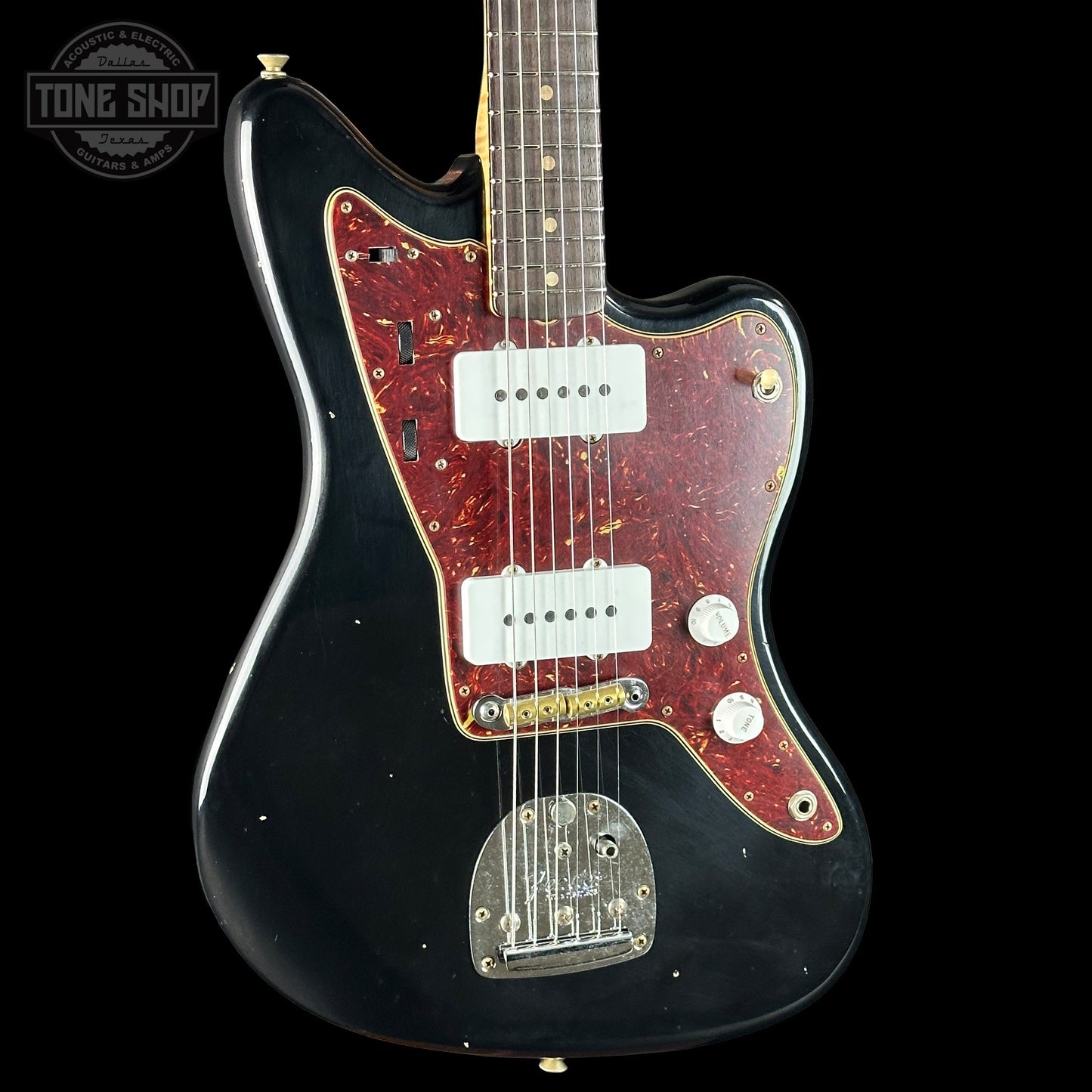 Fender Custom Shop 1962 Jazzmaster Journeyman Relic Black w/case CZ588745