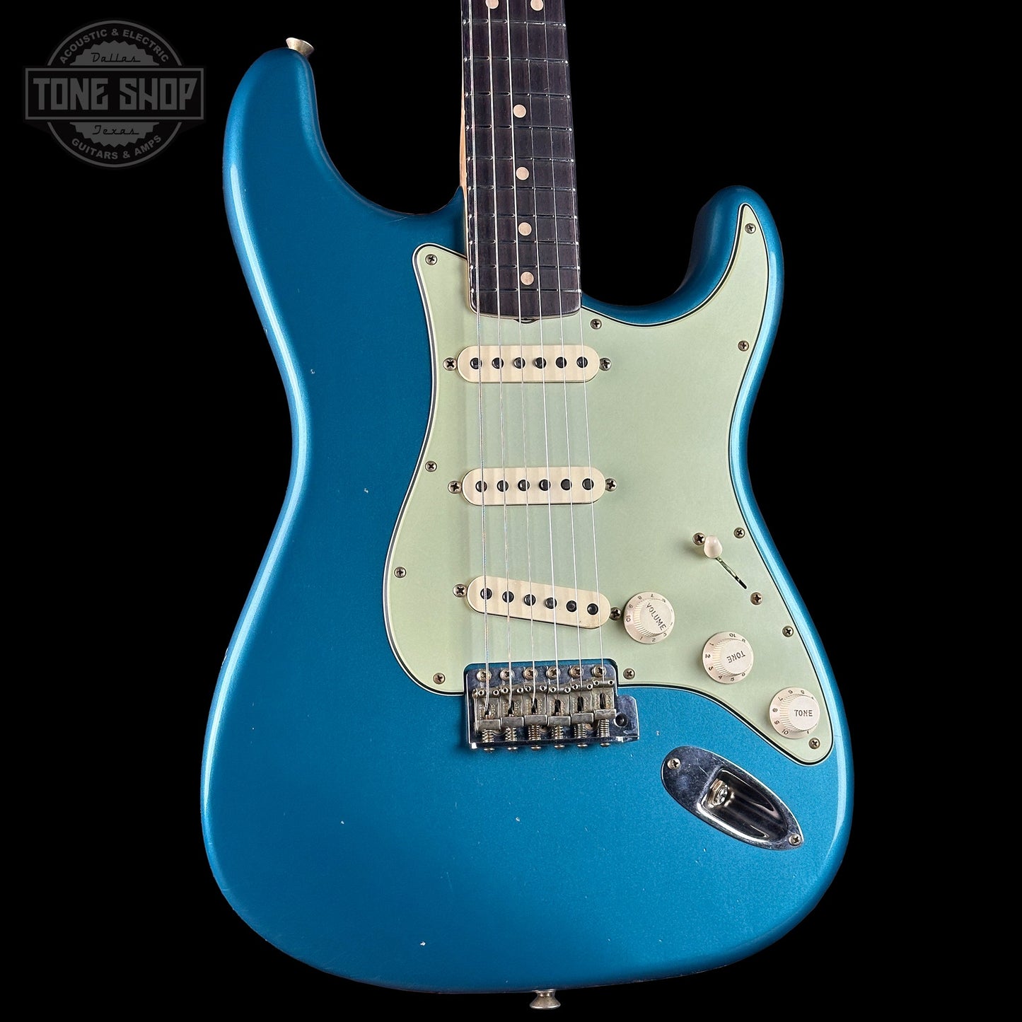 Fender Custom Shop 1963 Stratocaster Journeyman Relic Ocean Turquoise AAA Maple Neck w/case