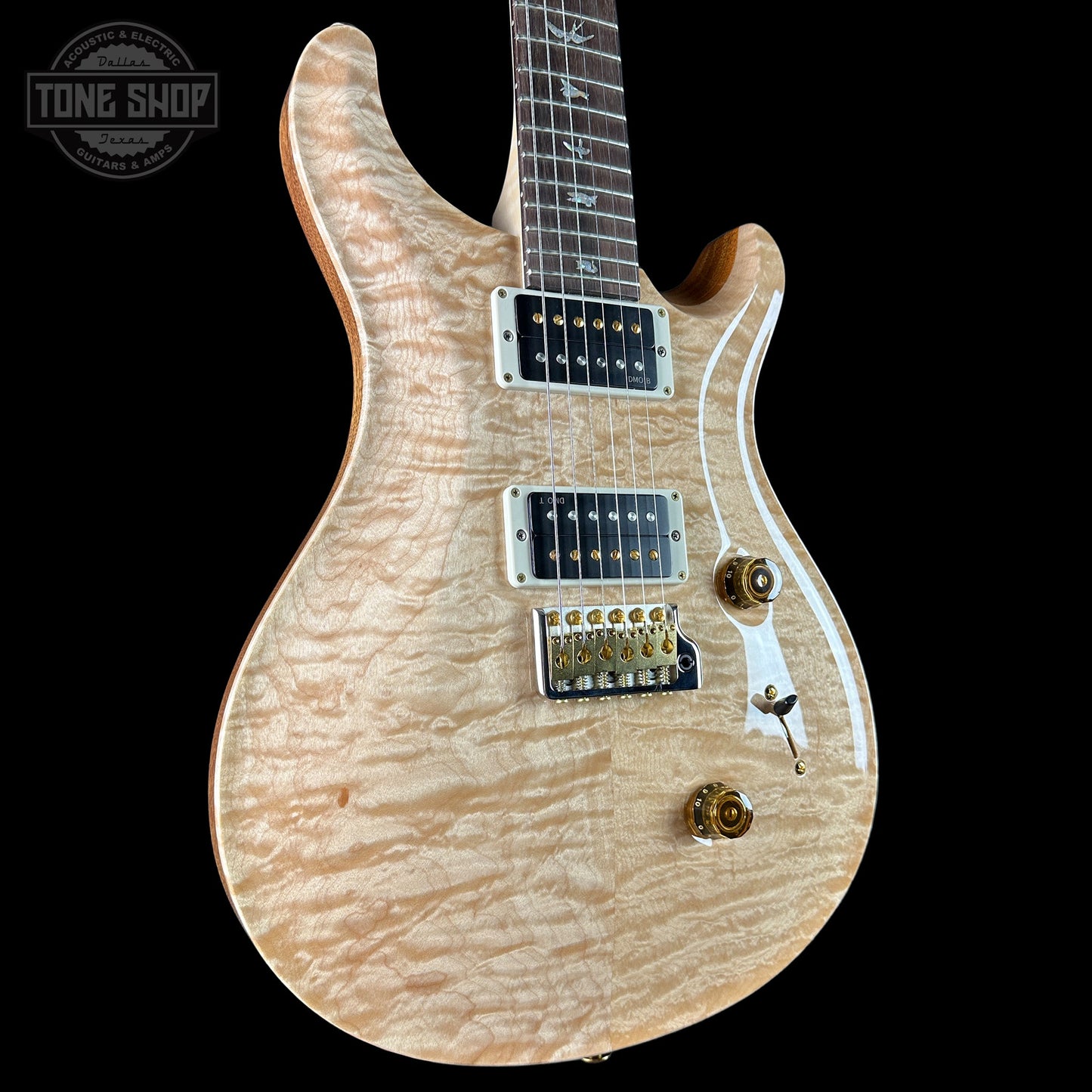 PRS Wood Library Custom 24 Quilt 10 Top Natural w/case 0406616