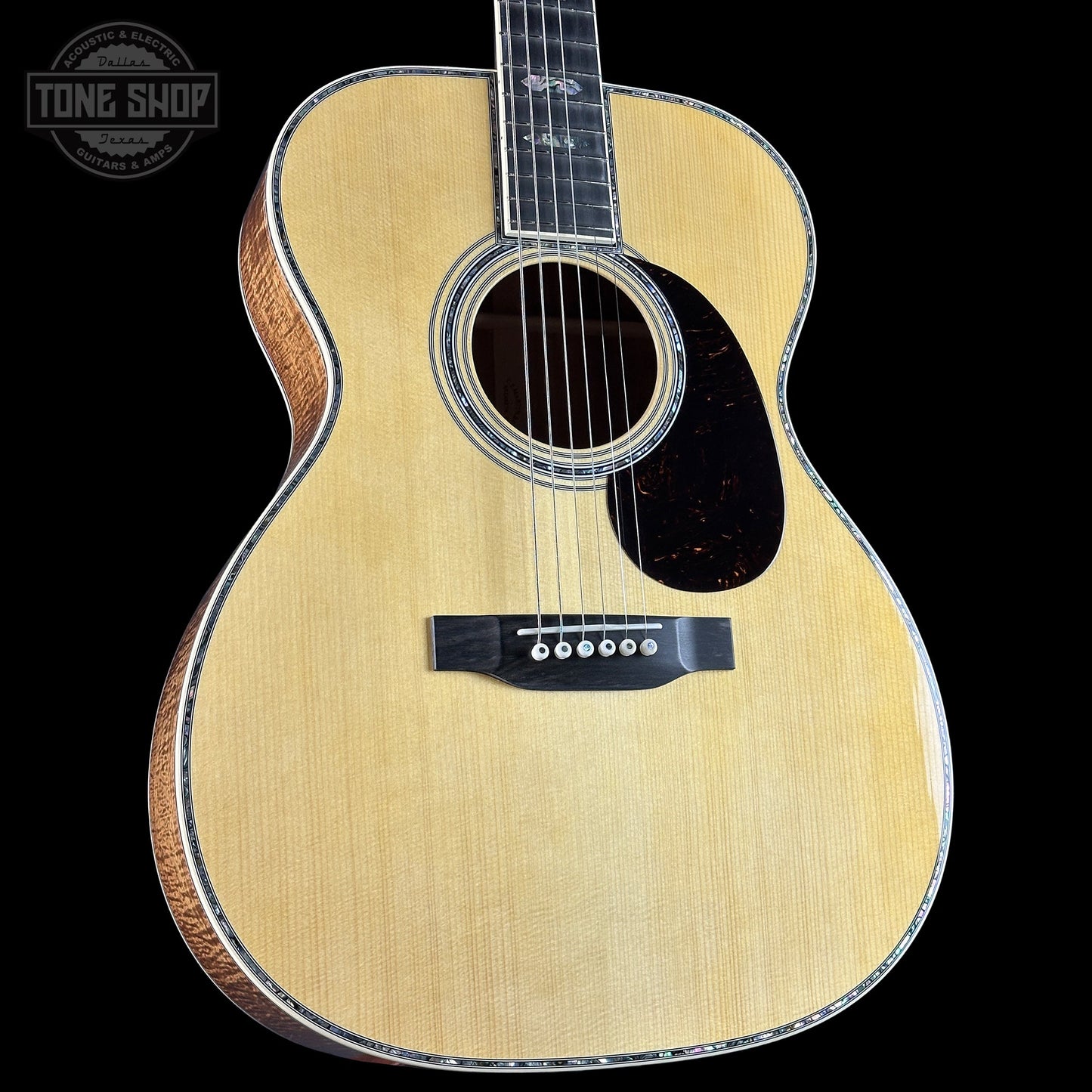 Martin Custom Shop OM 45 Style Adirondack/Exceptional Broad Figure Koa w/case 2964094