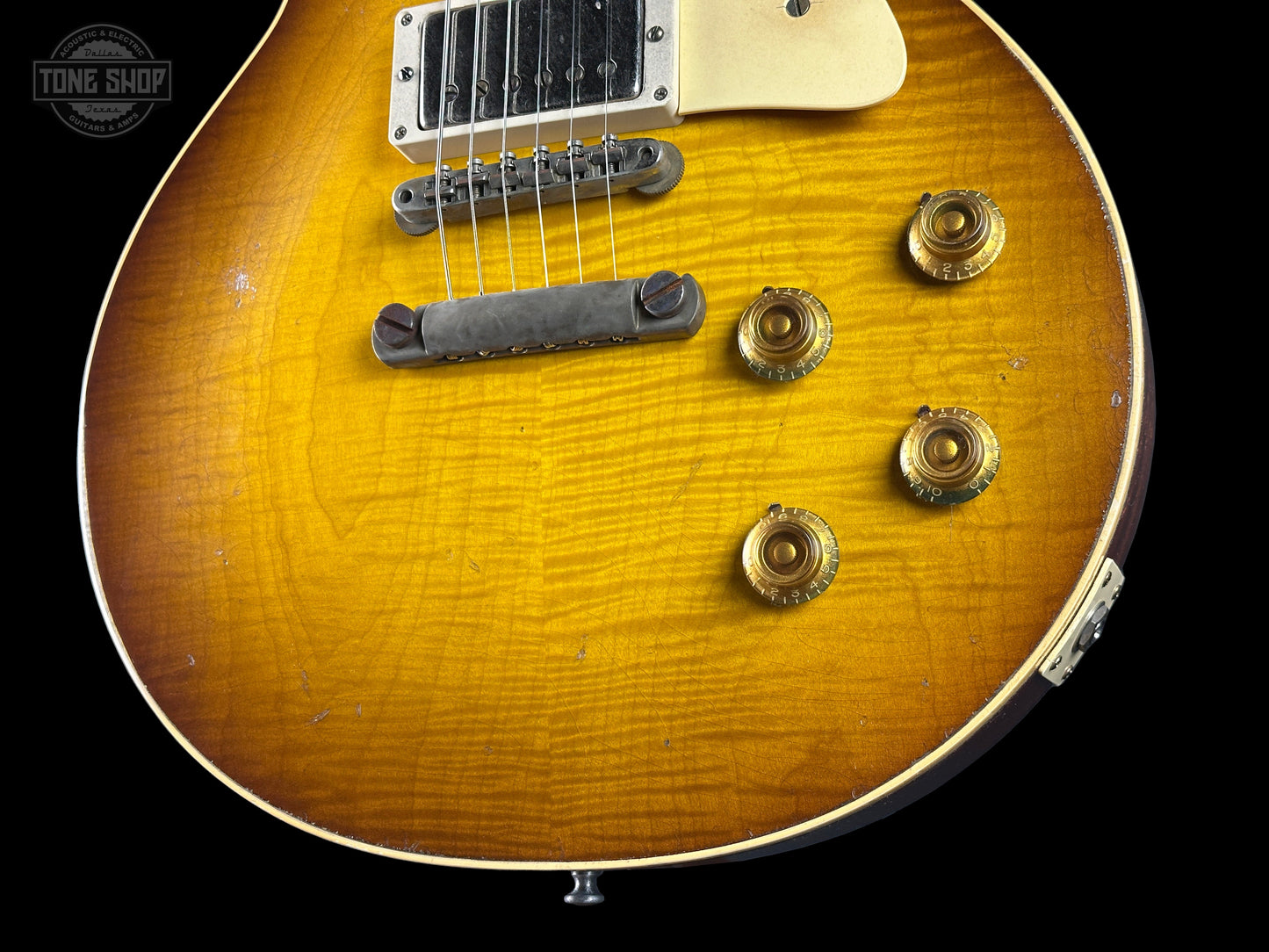 Gibson Custom Shop 1959 Les Paul Standard Reissue Murphy Lab Heavy Aged Golden Poppy Burst w/case 95934
