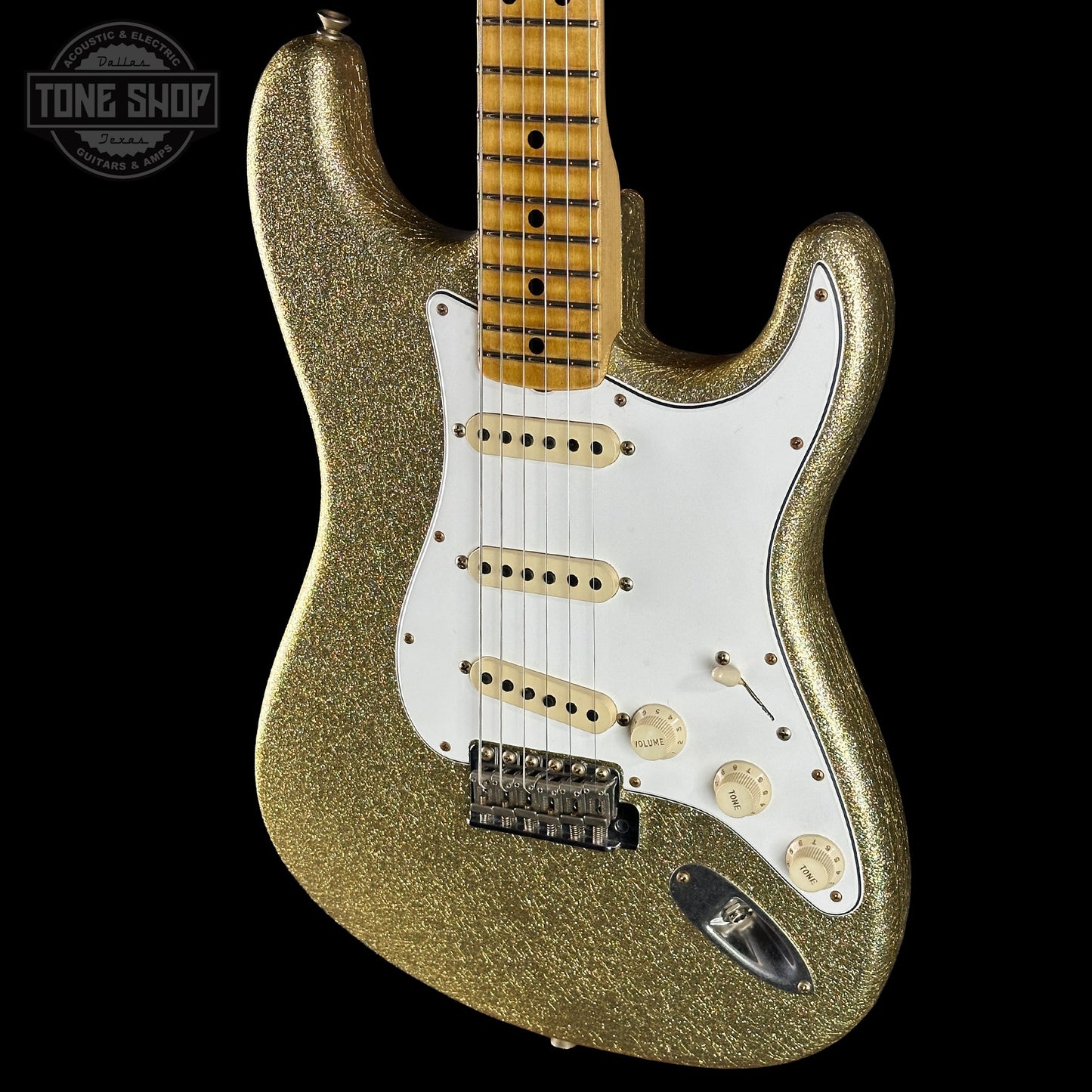 Fender Custom Shop 1969 Stratocaster Journeyman Relic Gold Sparkle w/case CZ588734