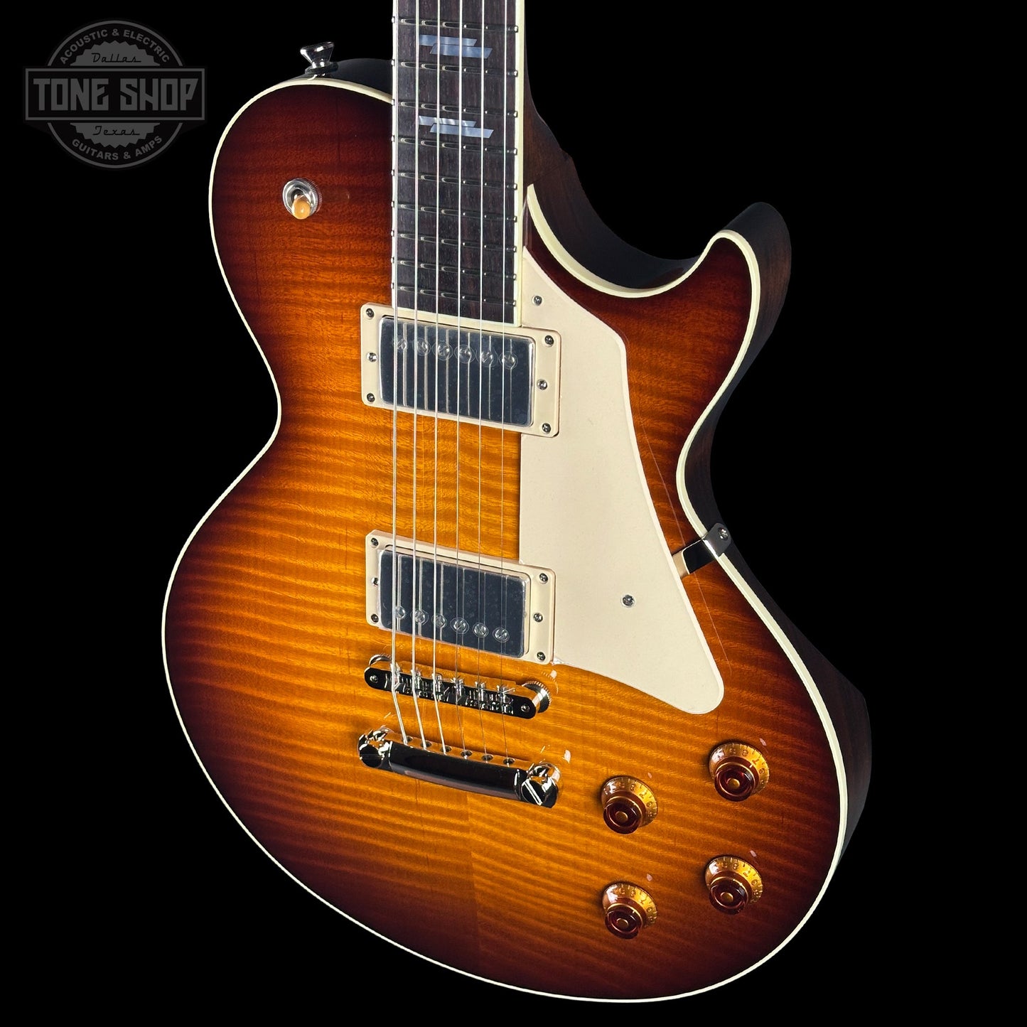 Collings CL City Limits Tobacco Sunburst Parallelogram Inlay Throbaks w/Case CL251673